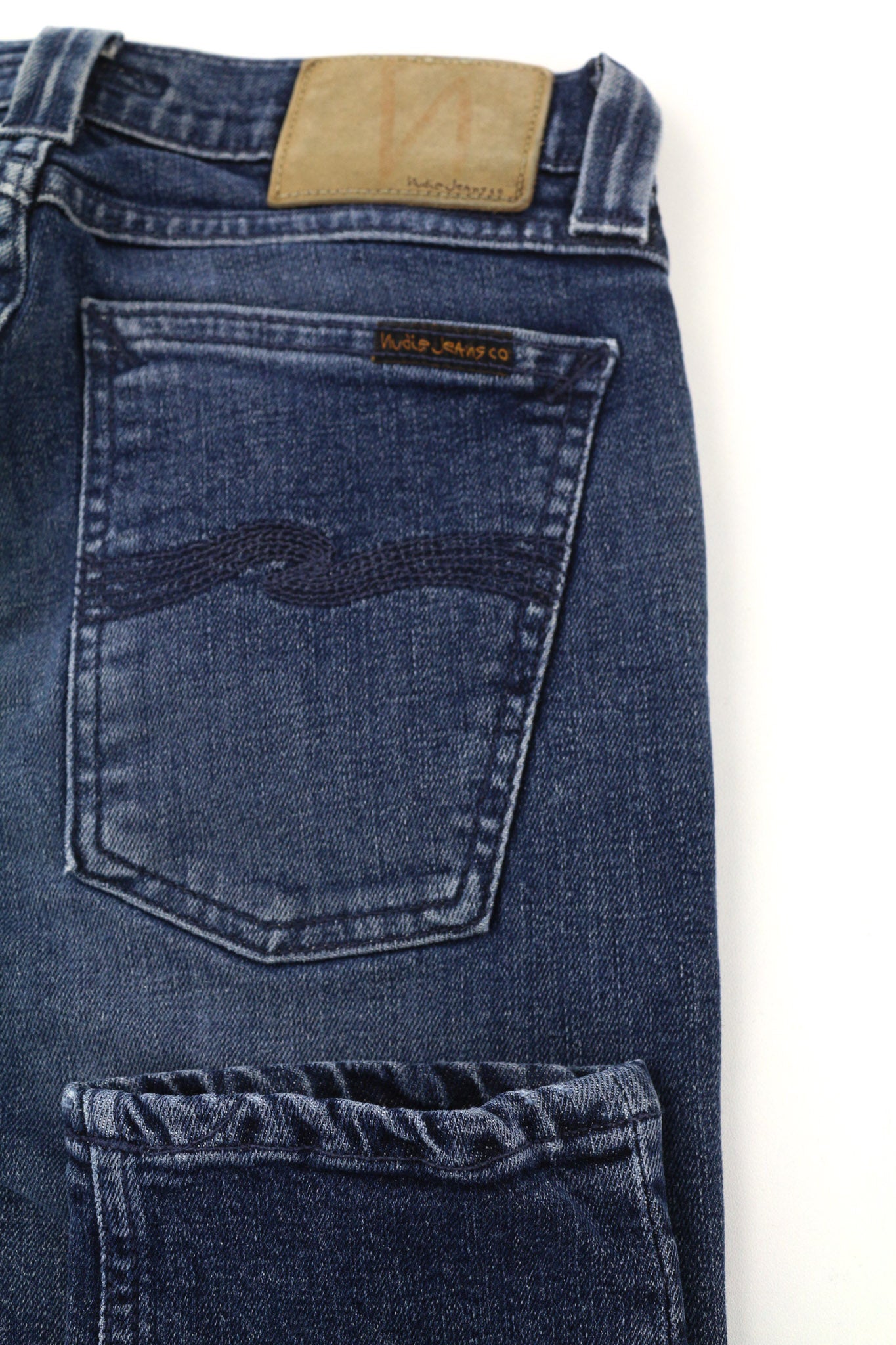 NUDIE JEANS Skinny Lin Men's Jeans W28/L30 Tight Stretch Blue Washed