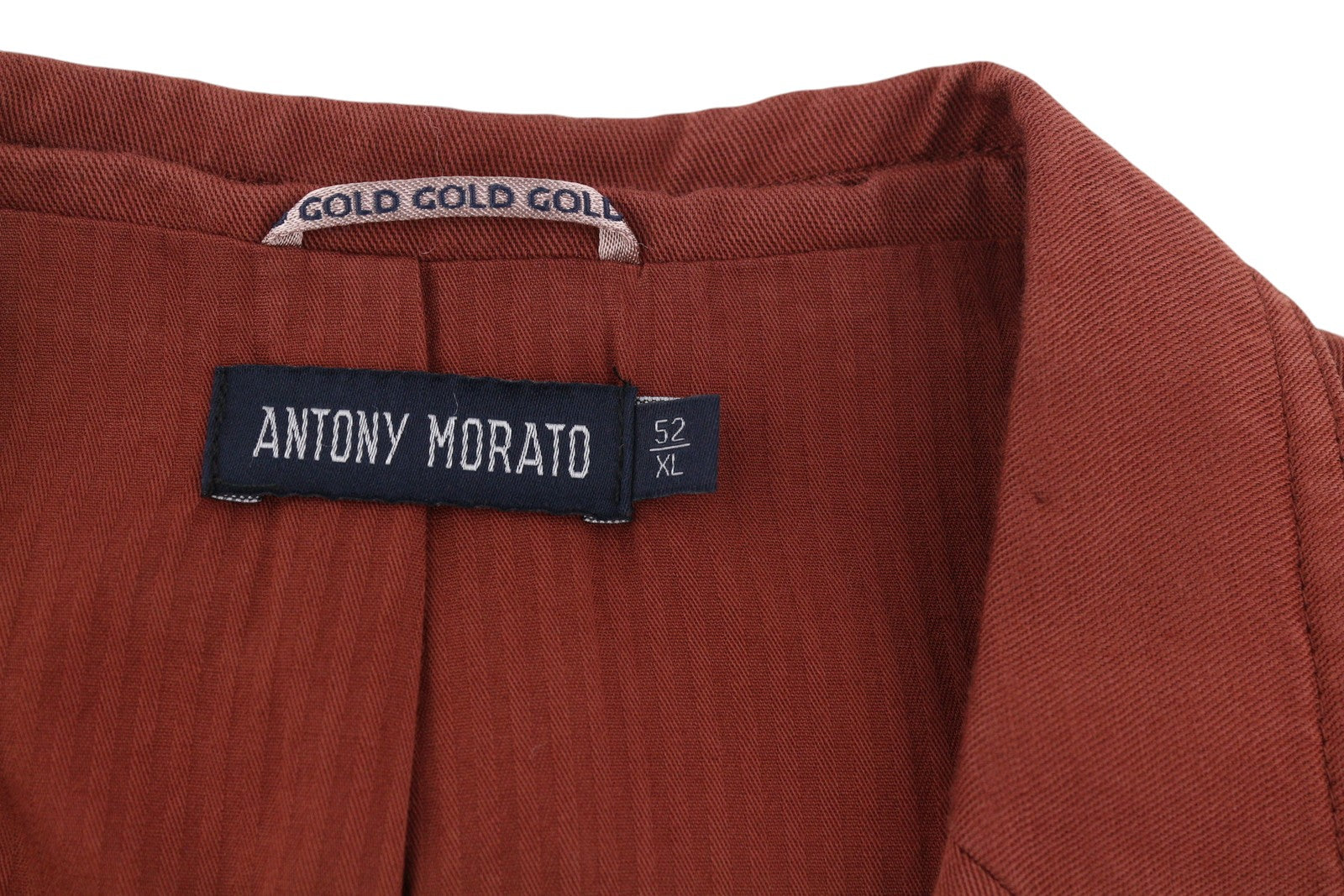 ANTONY MORATO vyriškas kostiumas XL dydžio bordo spalvos, itin plonas, lininio mišinio, įpjova, laisvalaikio stiliaus, 2in1