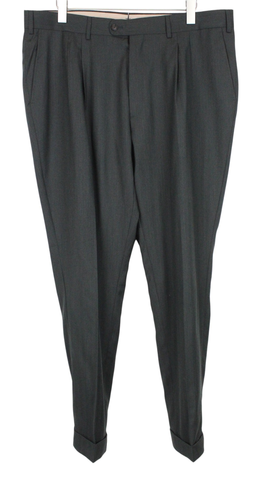 SUITSUPPLY Havana Tulip Suit UK50R Men's Green Wool S130 Slim Fit 3-Piece