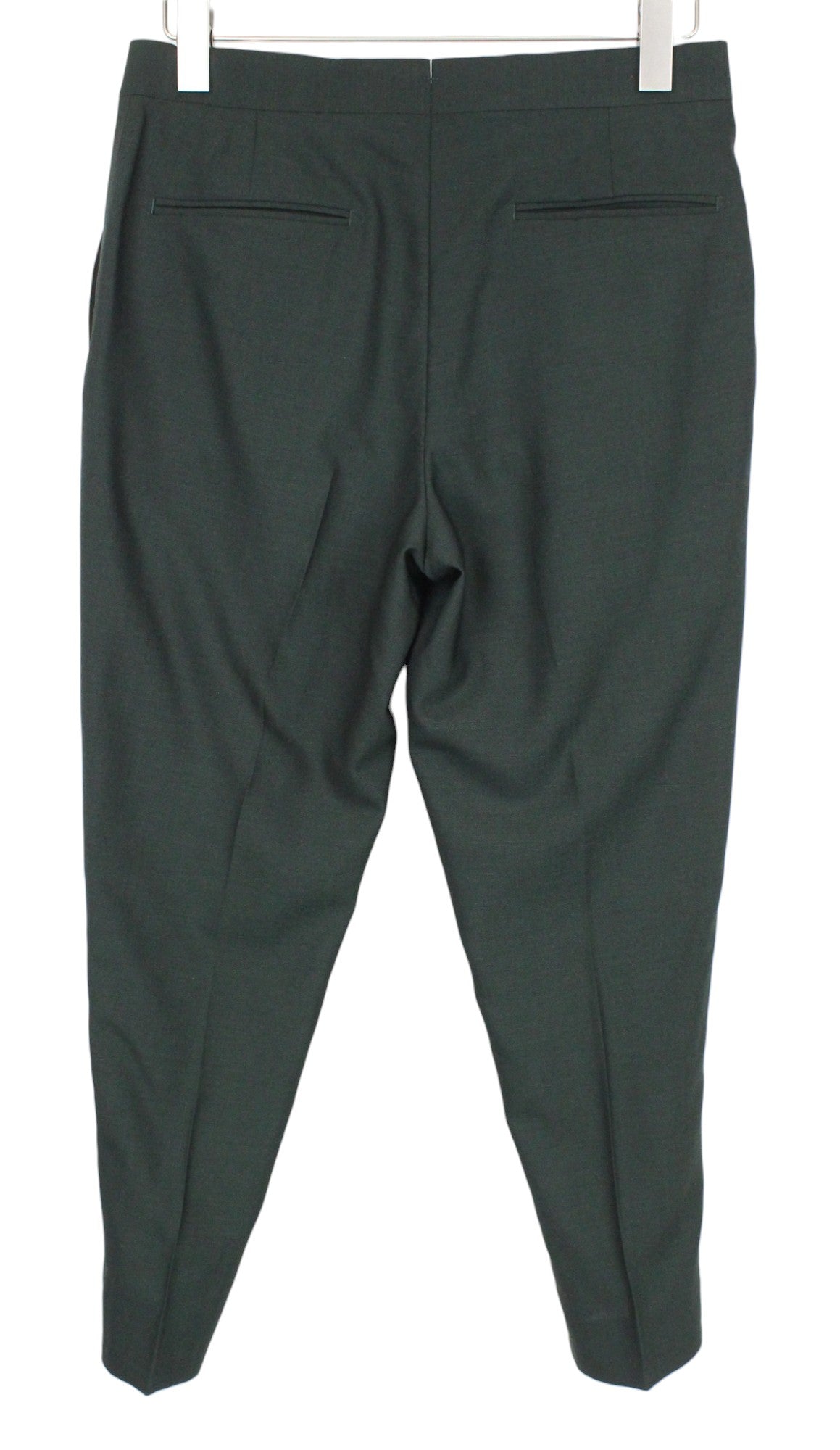 SUITSUPPLY La Spalla Men's Suit UK36S Dark Green Wool 2Pc Slim Formal Melange