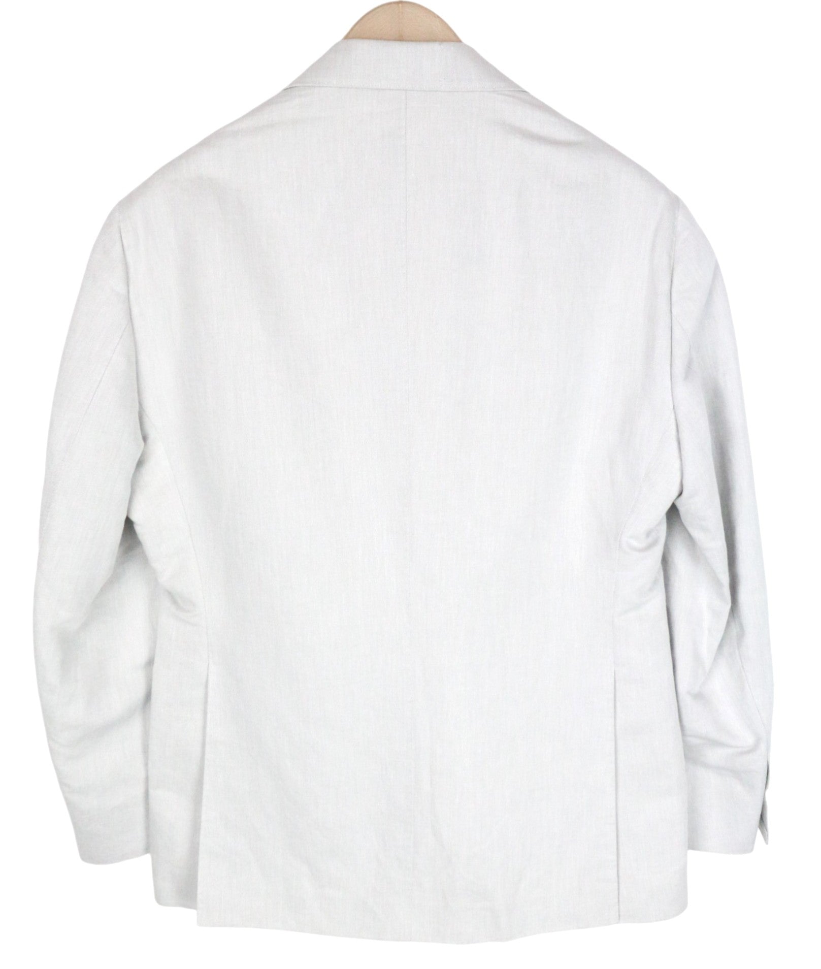 SUITSUPPLY La Spalla Men's Suit UK42S Grey Linen Cotton Single-Breasted 2 Pc