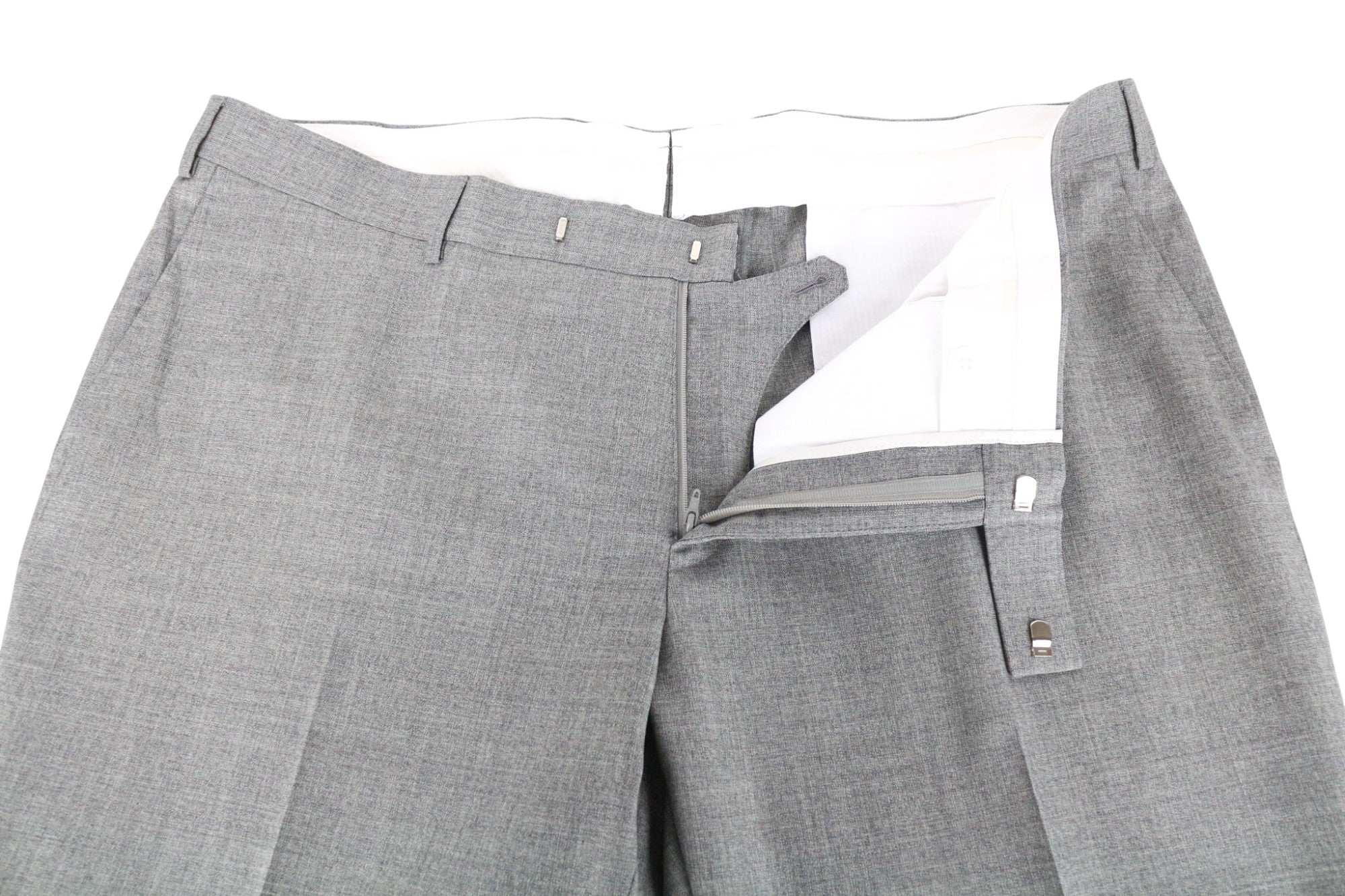 SUITSUPPLY La Spalla Men's Suit UK50S Grey Pure Wool 3-Piece Single-Breasted
