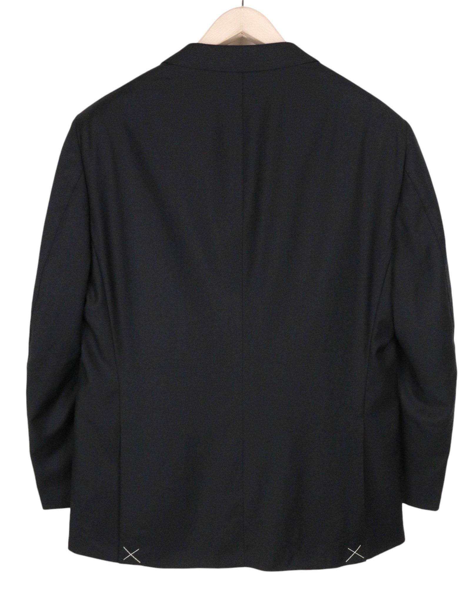 SUITSUPPLY Lazio Tuxedo Men's Suit UK46R Black Velvet Wool S110 Slim 3 Pc