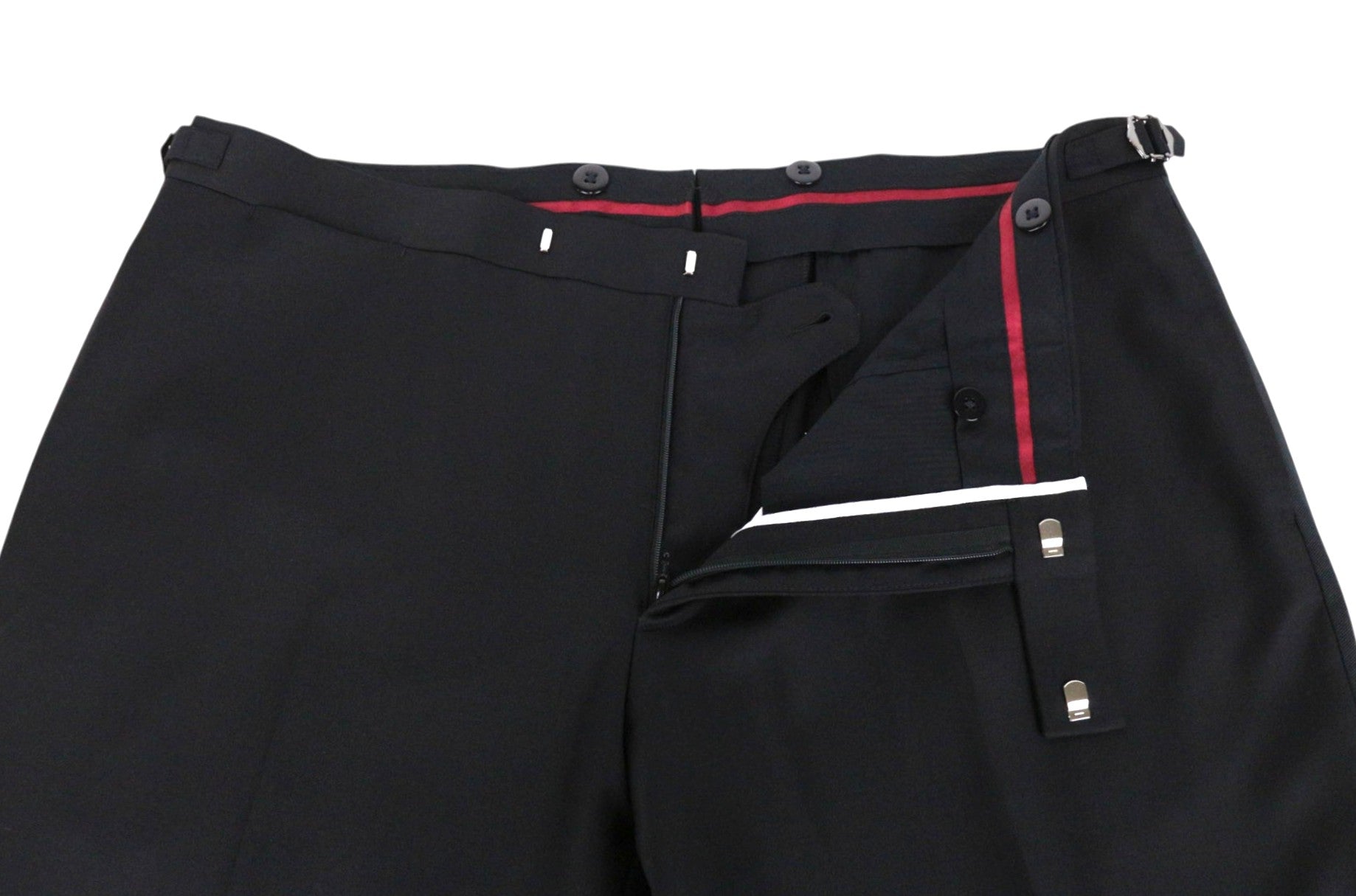 SUITSUPPLY Lazio Tuxedo Men's Suit UK46R Black Velvet Wool S110 Slim 3 Pc