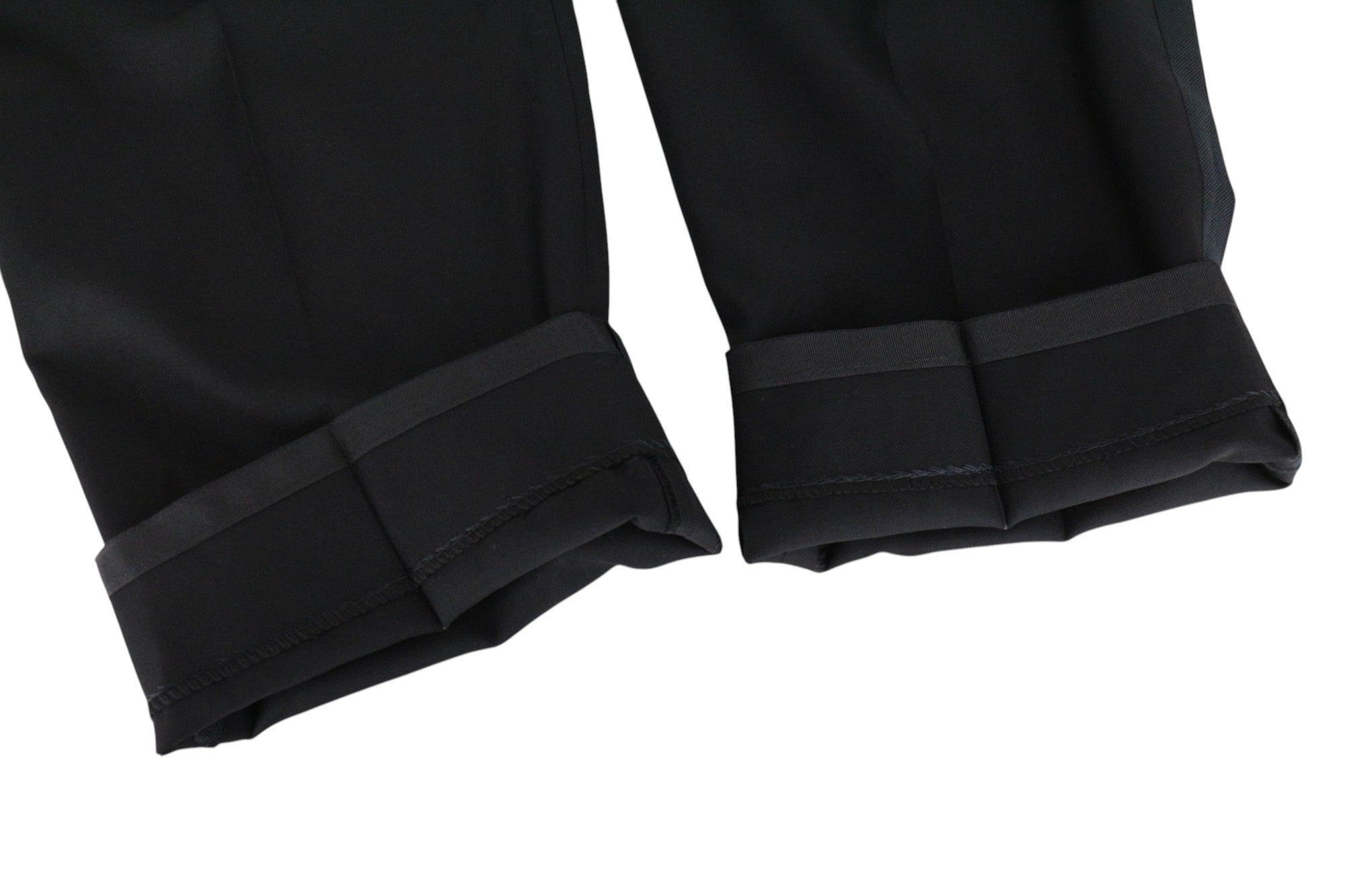 SUITSUPPLY Lazio Tuxedo Men's Suit UK46R Black Velvet Wool S110 Slim 3 Pc