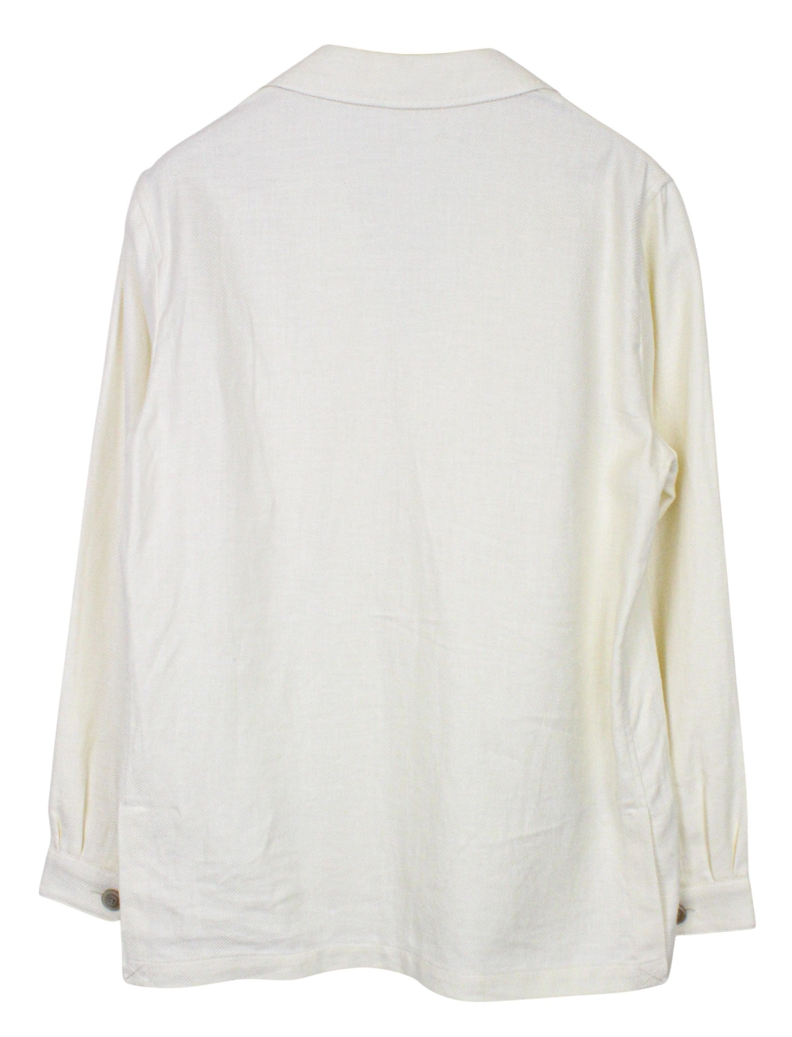 SUITSUPPLY Greenwich Men's Off-White Blazer UK38R Slim Linen Silk Vintage Look