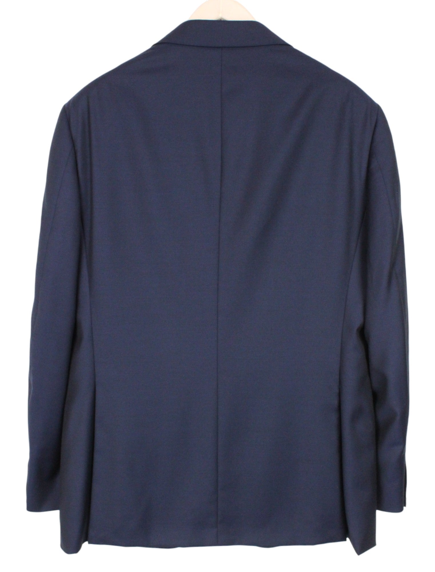 SUITSUPPLY Napoli Suit UK44R Men's S110 Wool 2-Piece Navy Melange Formal