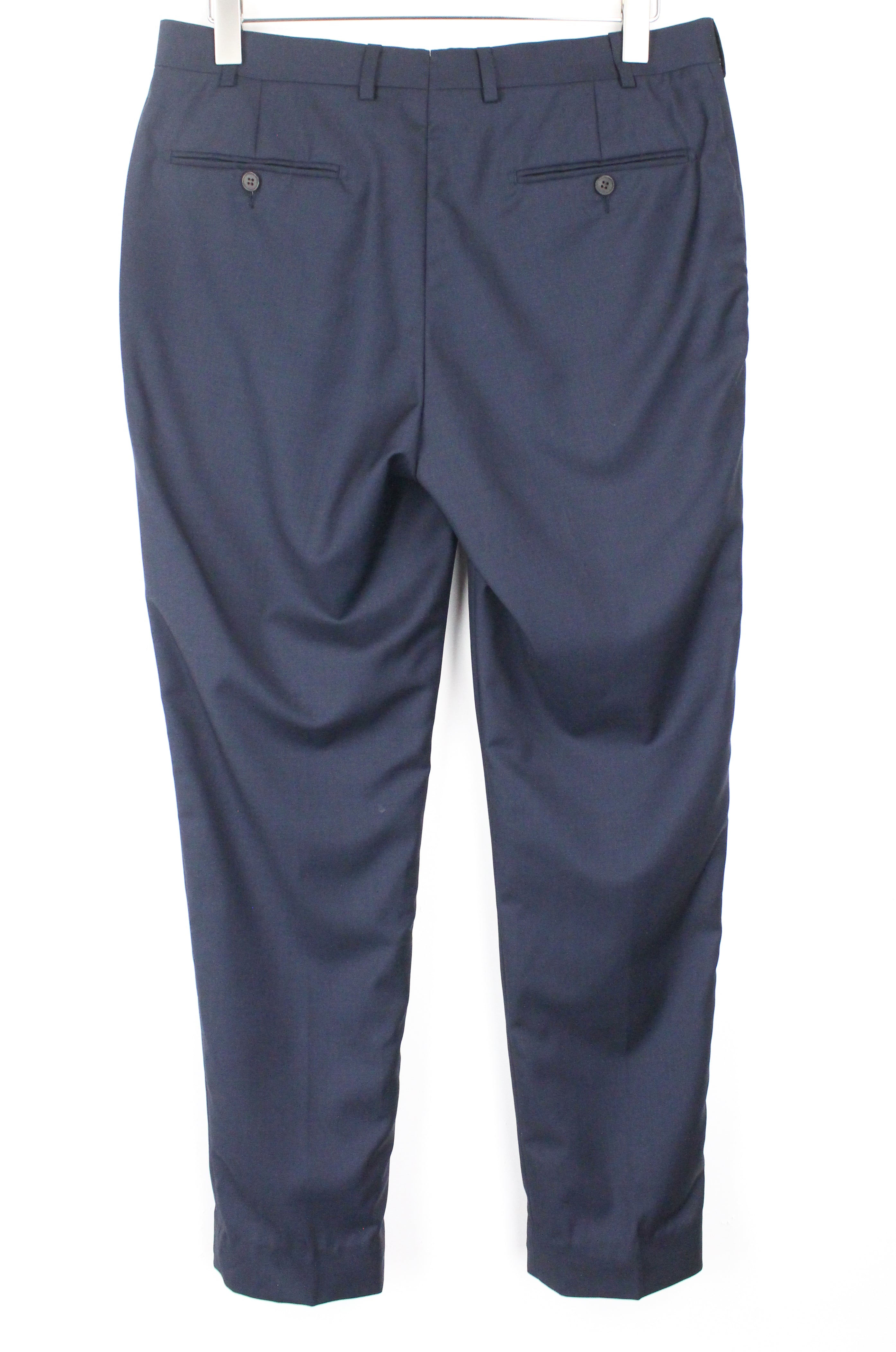 SUITSUPPLY Lazio SB Int. Men's UK32R Slim Wool 2 Piece Suit Dark Blue Lined