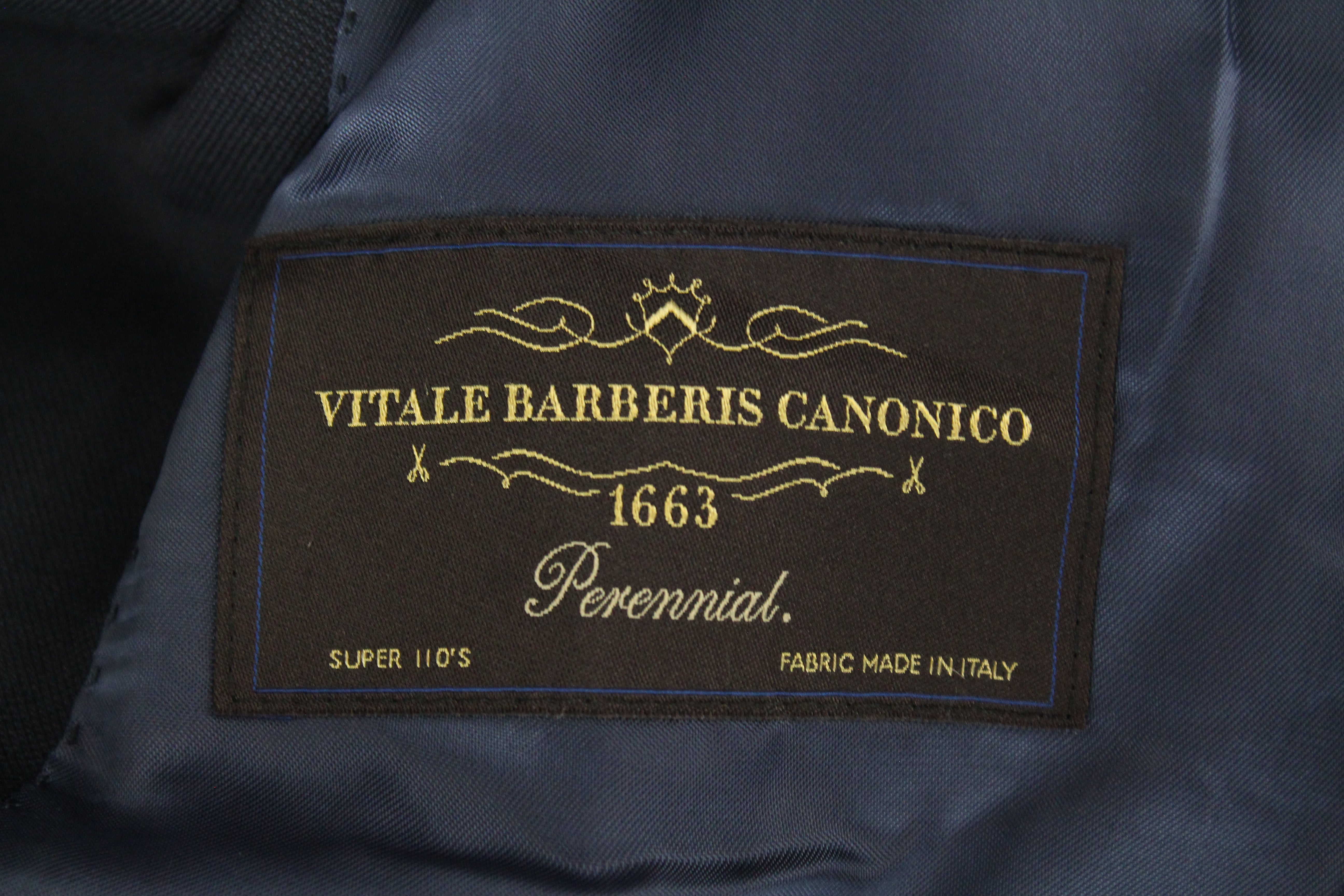 SUITSUPPLY Lazio SB Int. Men's UK32R Slim Wool 2 Piece Suit Dark Blue Lined