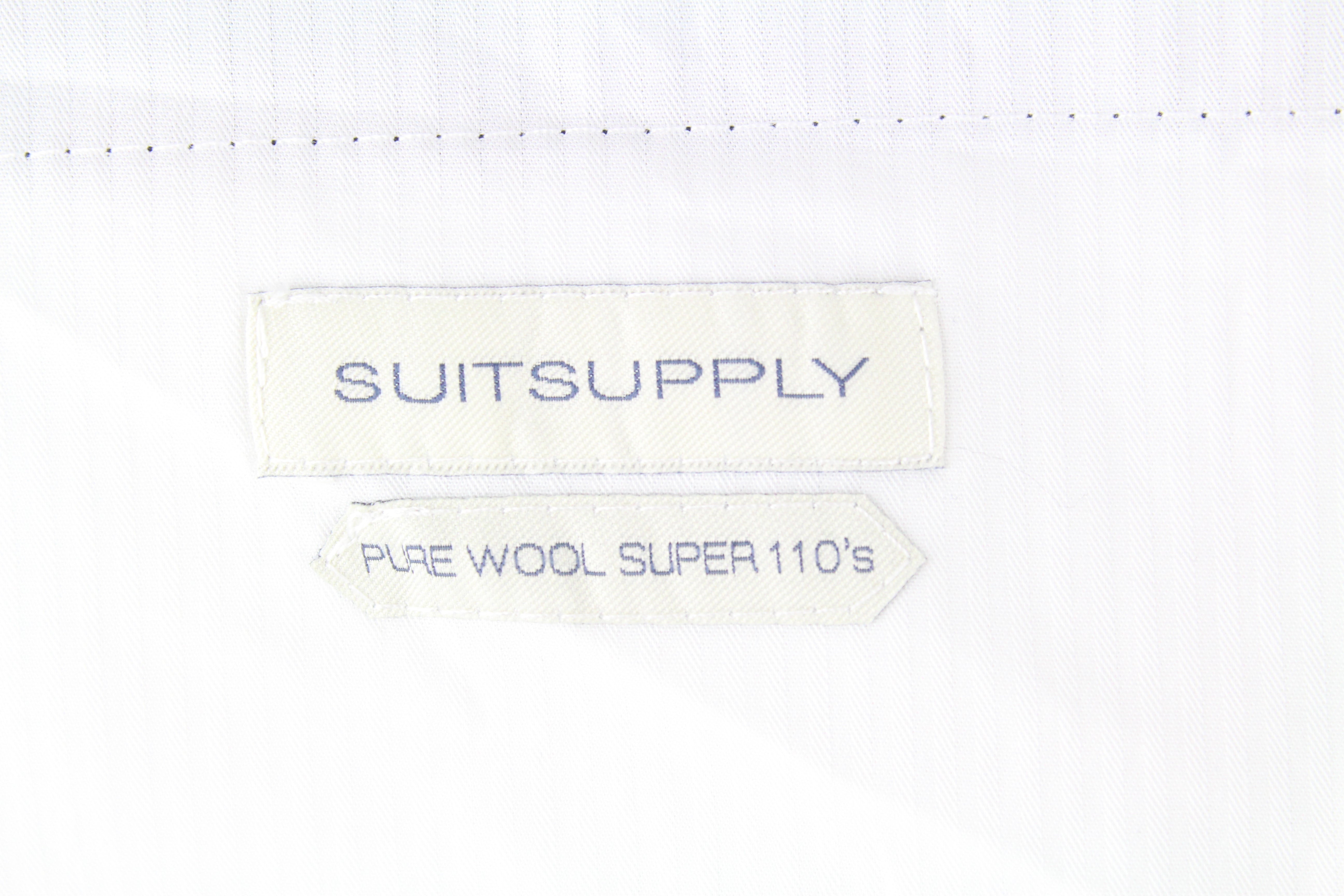 SUITSUPPLY Lazio SB Int. Men's UK32R Slim Wool 2 Piece Suit Dark Blue Lined