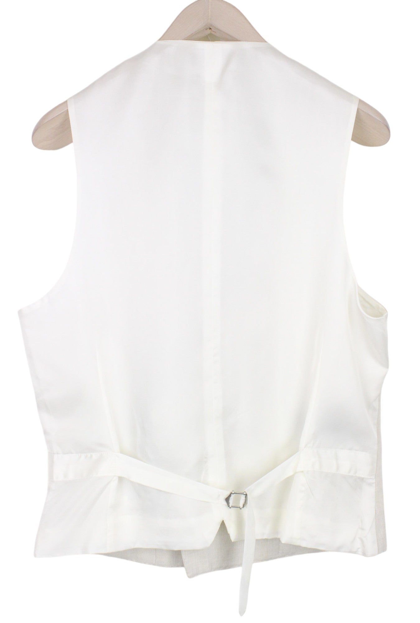 SUITSUPPLY Havana Suit UK38R Beige Melange 3-Piece Linen Cotton Slim Fit Men