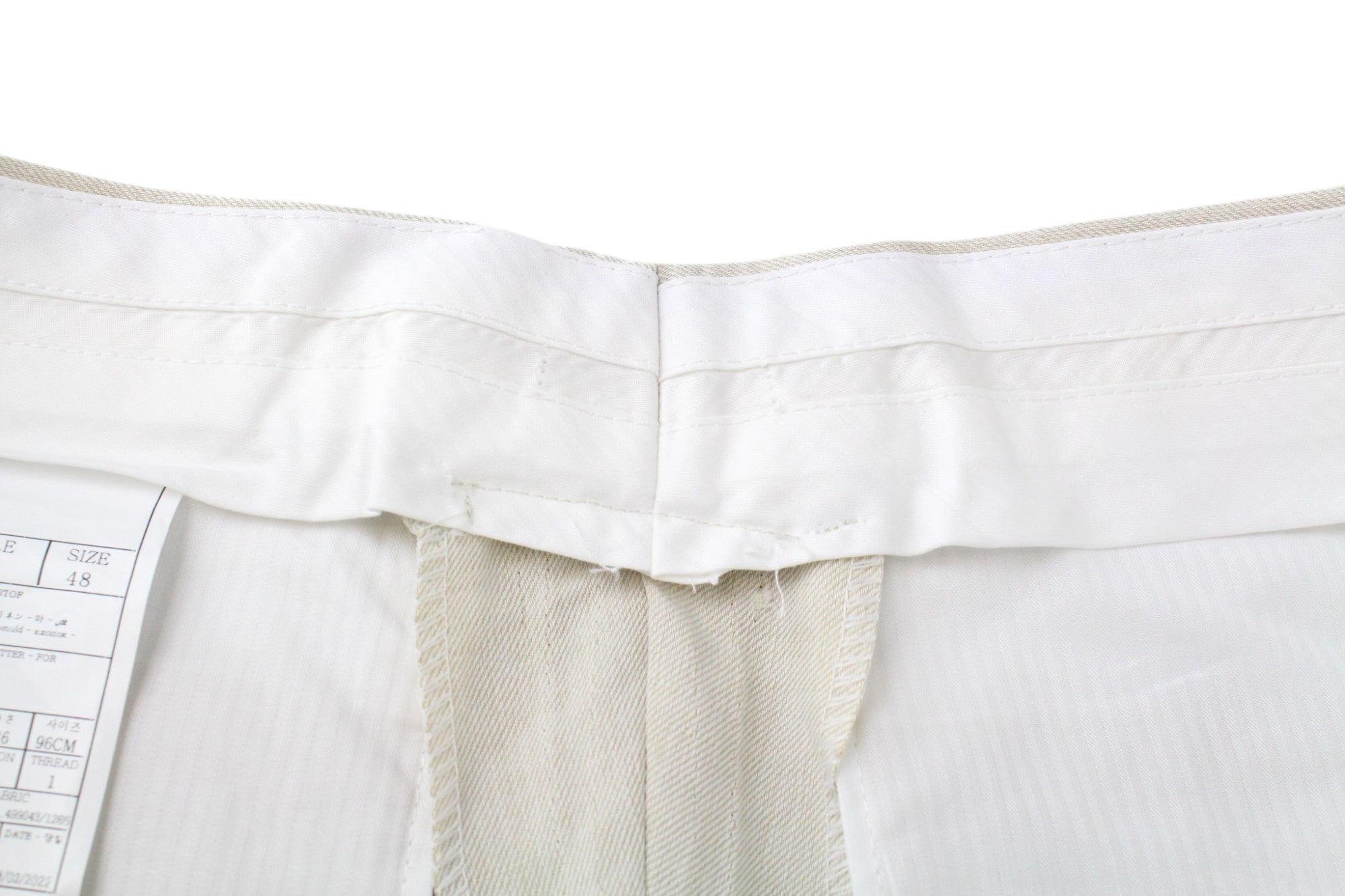 SUITSUPPLY Havana Suit UK38R Beige Melange 3-Piece Linen Cotton Slim Fit Men