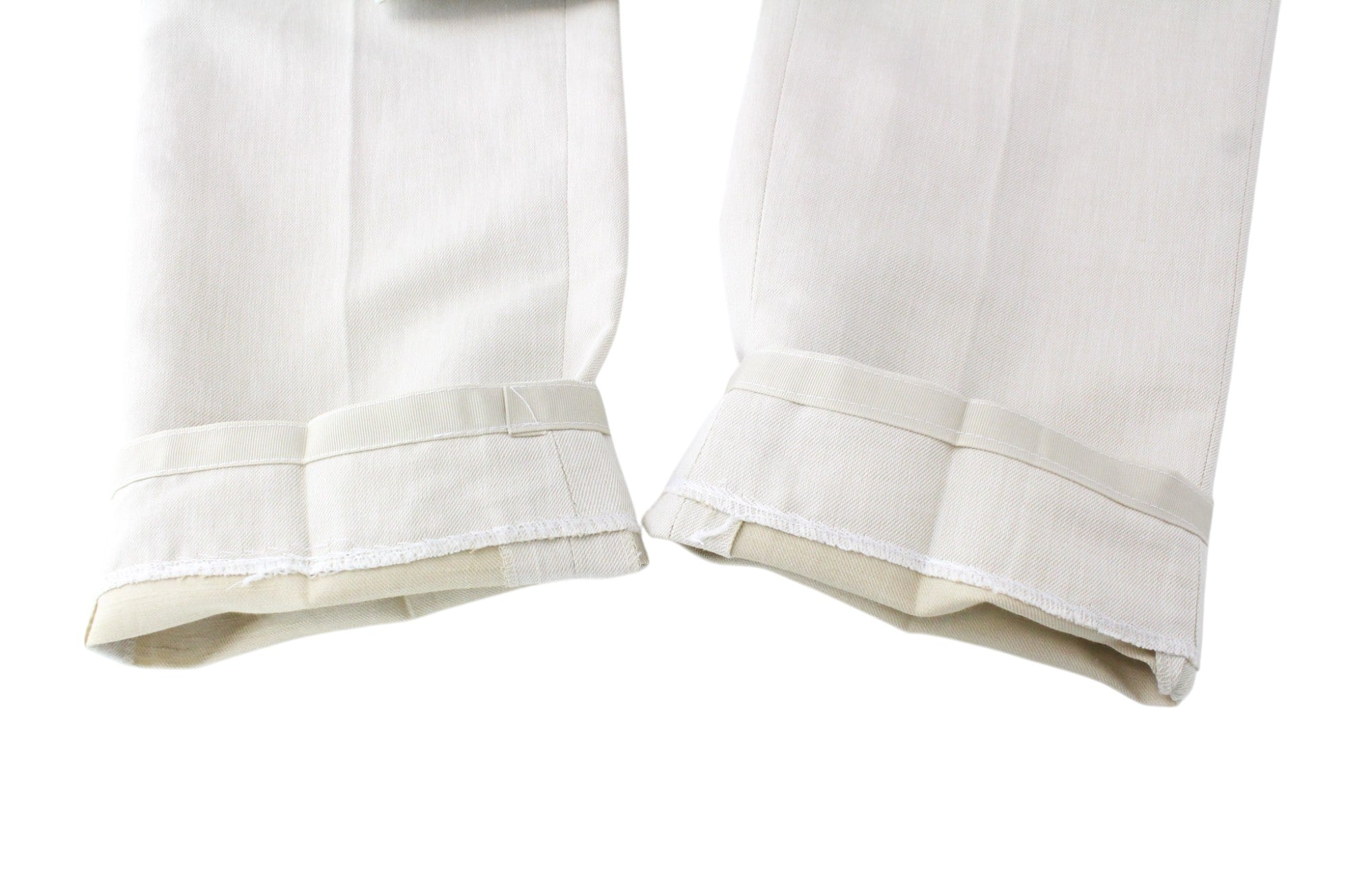 SUITSUPPLY Havana Suit UK38R Beige Melange 3-Piece Linen Cotton Slim Fit Men