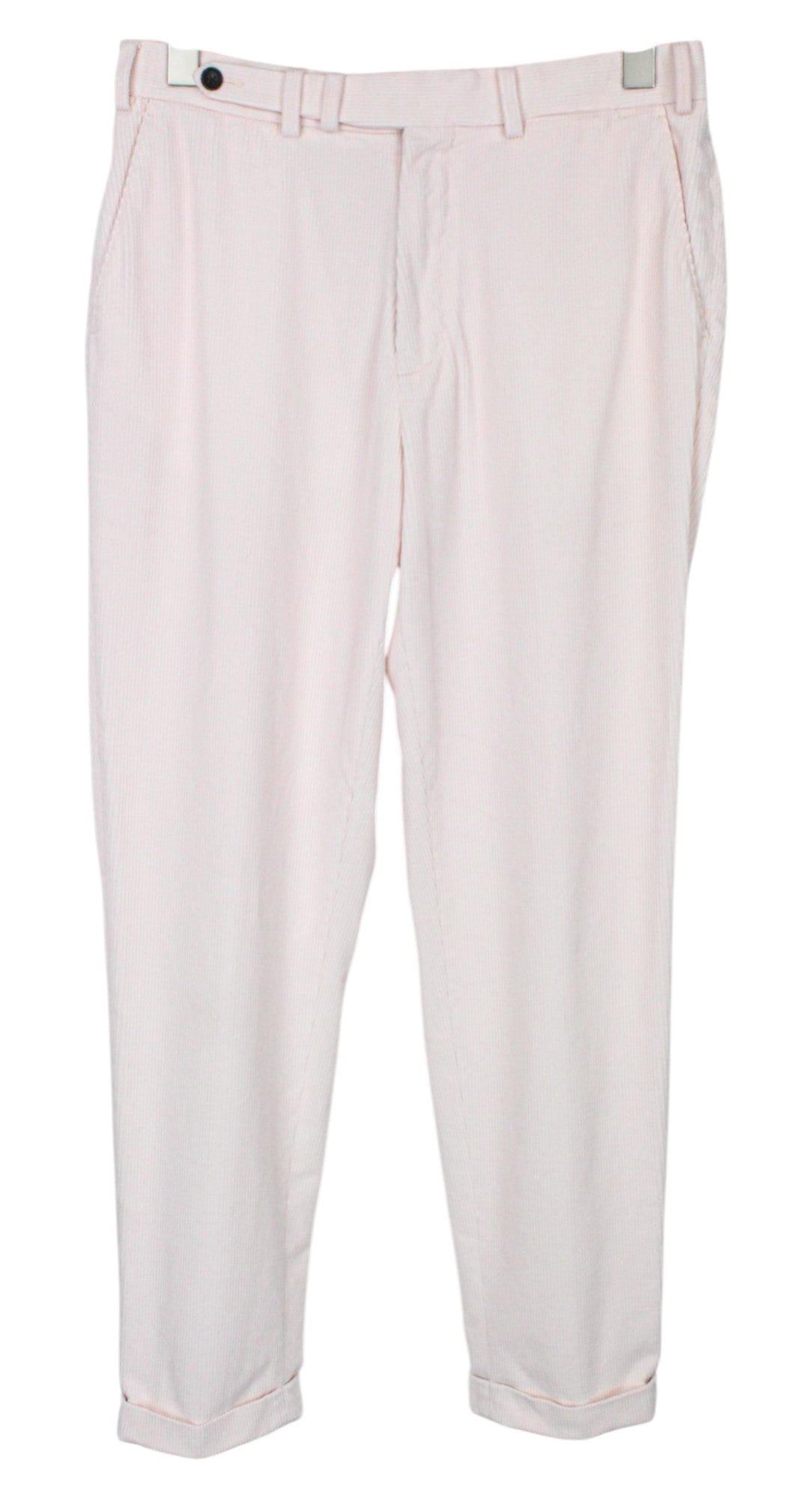 SUITSUPPLY Havana Patch Men's Suit UK36R Pink Slim Cotton Velvet Cord 2-Piece