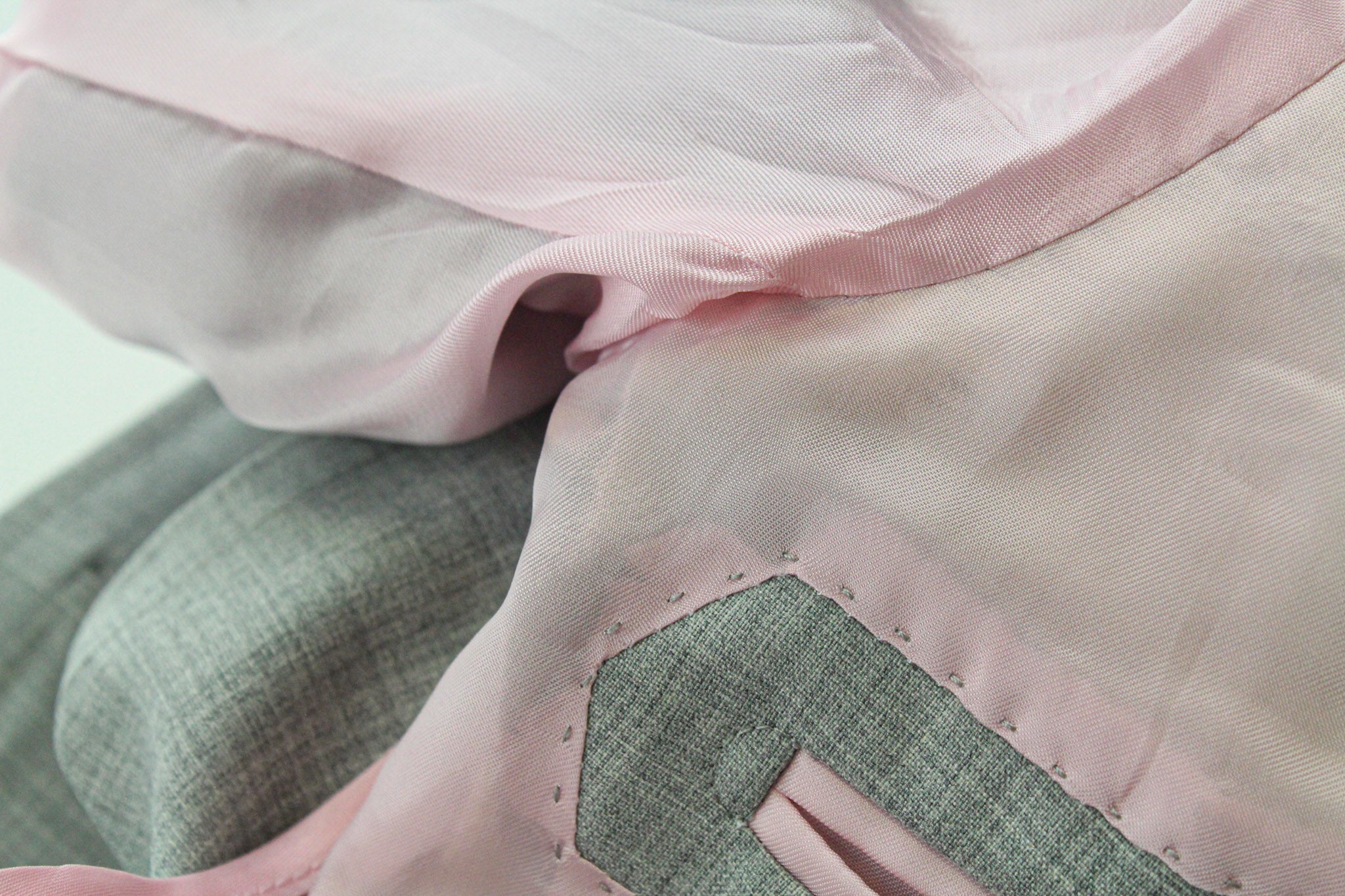 SUITSUPPLY La Spalla Men's Suit UK34R Grey Slim Pure Wool Melange S120s 2Piece