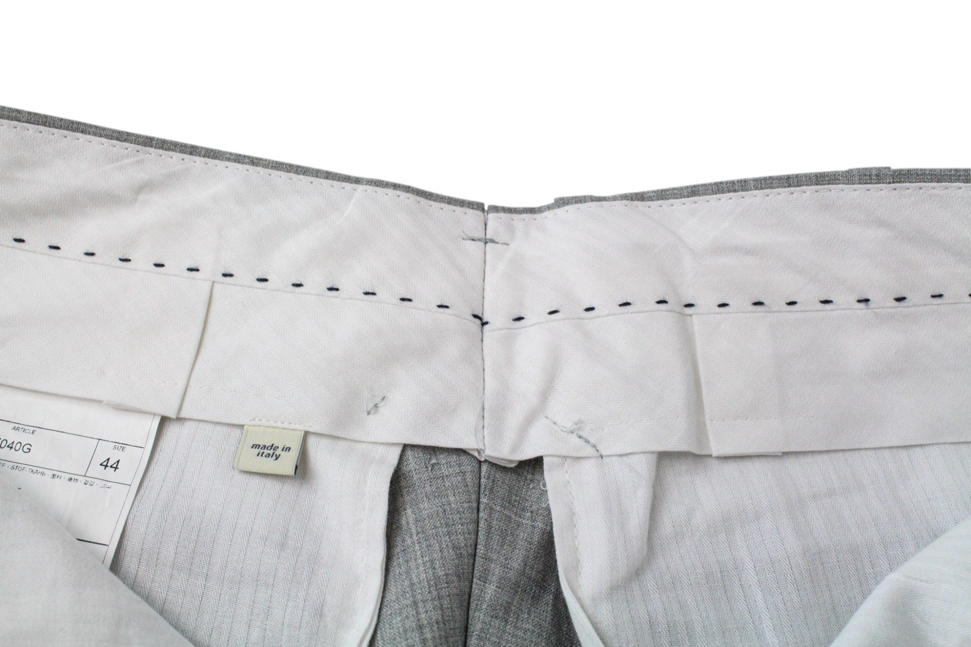 SUITSUPPLY La Spalla Men's Suit UK34R Grey Slim Pure Wool Melange S120s 2Piece