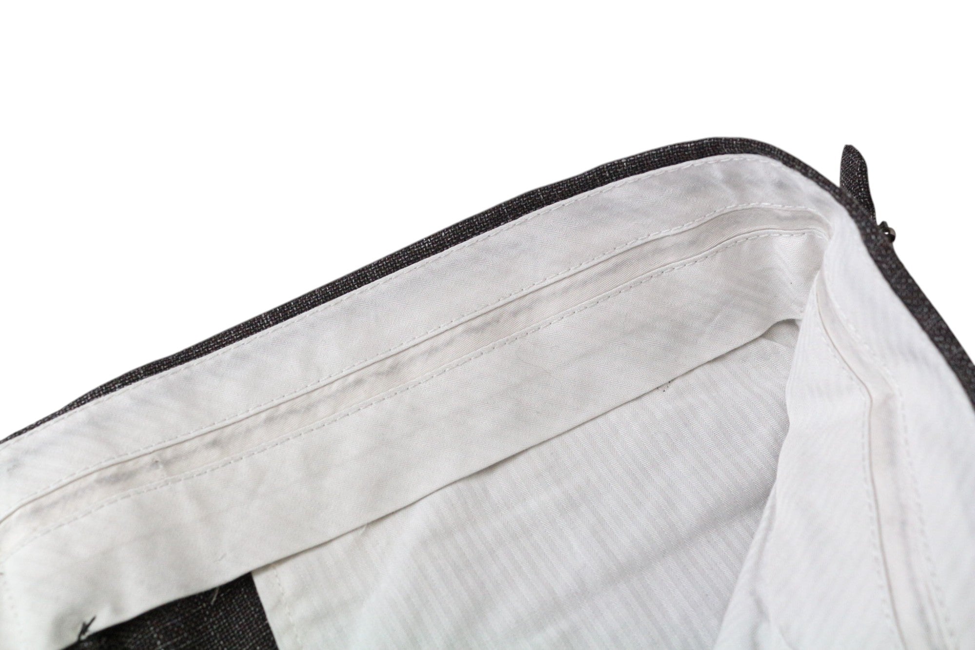 SUITSUPPLY Havana Patch Men's Suit UK36R Wool Silk Linen Brown Slim 3-Piece