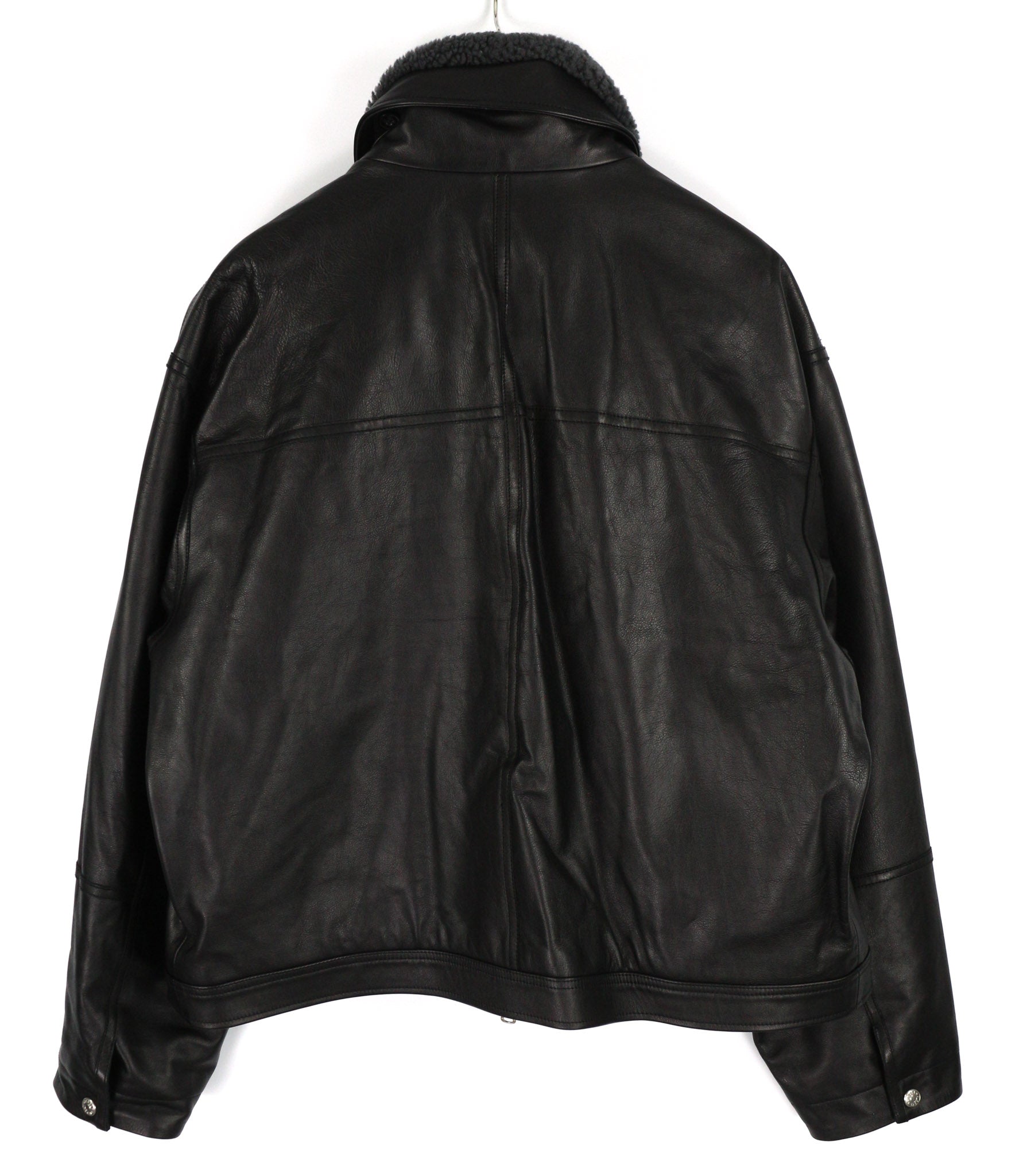 DIESEL L-Gilbert-Fur vyriška striukė XL su jaučio odos avikailio apykakle, rekomenduojama kaina – 1095 € 