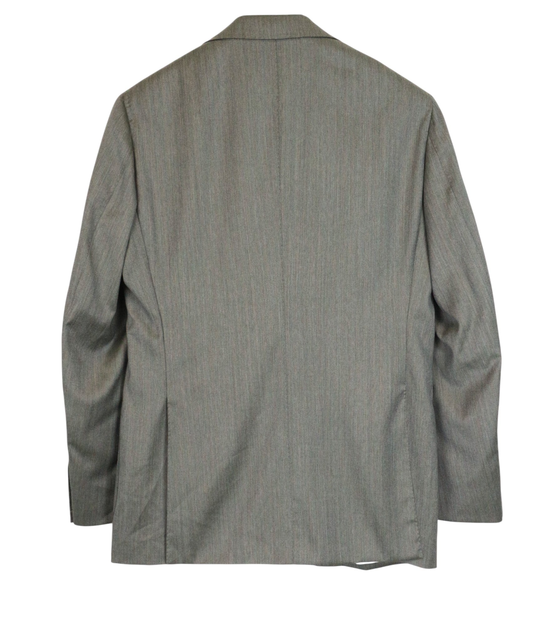 SUITSUPPLY Havana Patch Suit UK38R Men's Green Slim Wool Silk 2-Piece Set