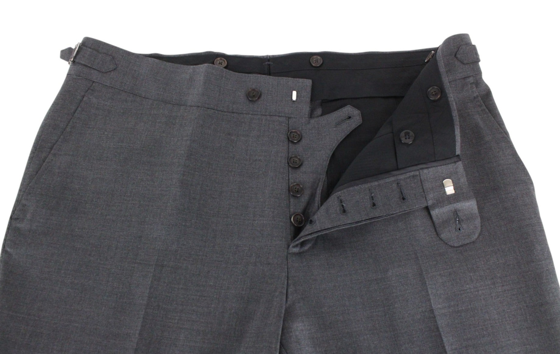 SUITSUPPLY La Spalla Men's UK44L Grey Wool Lined Suit Ing Loro Piano