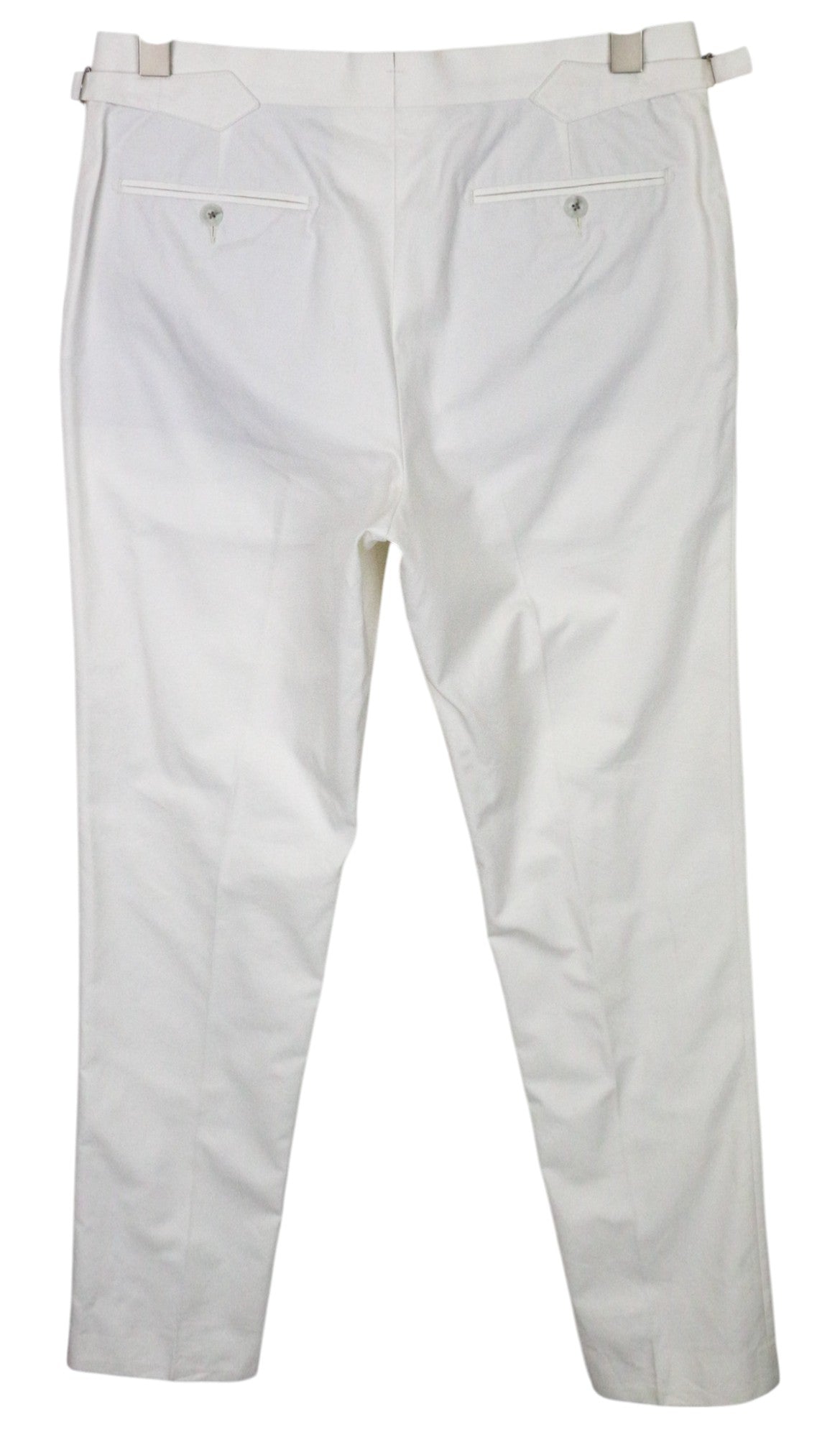 SUITSUPPLY Havana Men's Suit UK38R Off-White Slim Cotton Single-Breasted 2Piece