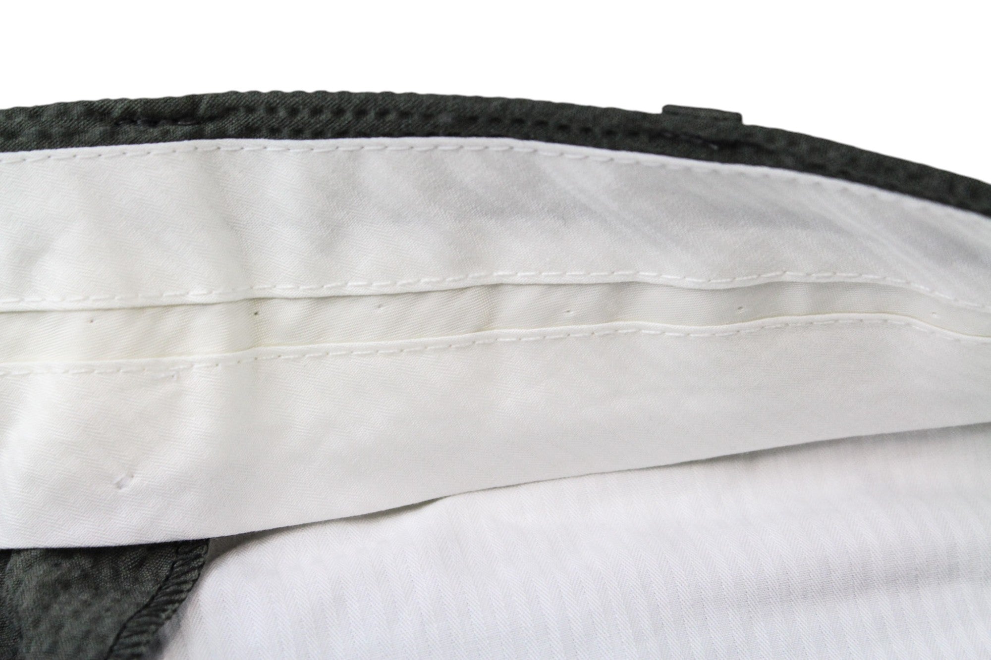 SUITSUPPLY Havana Patch Men's Suit UK34R Green Slim 2-Piece Cotton Mix Stretch