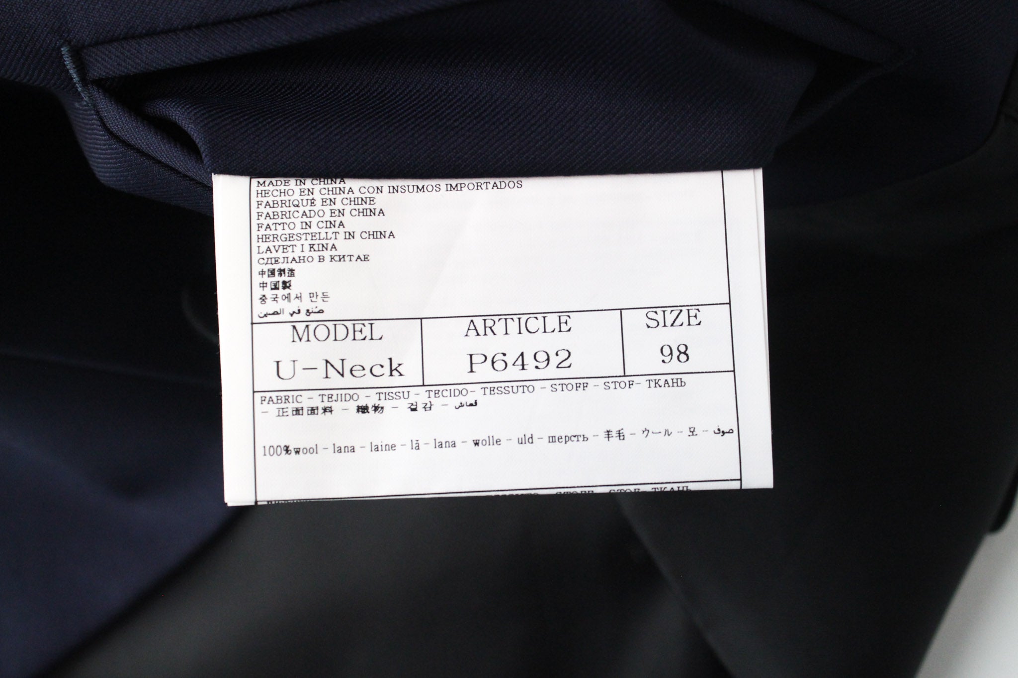 SUITSUPPLY Lazio Men's Suit UK40L Blue Slim S130 Wool Tux 3 Piece Formal