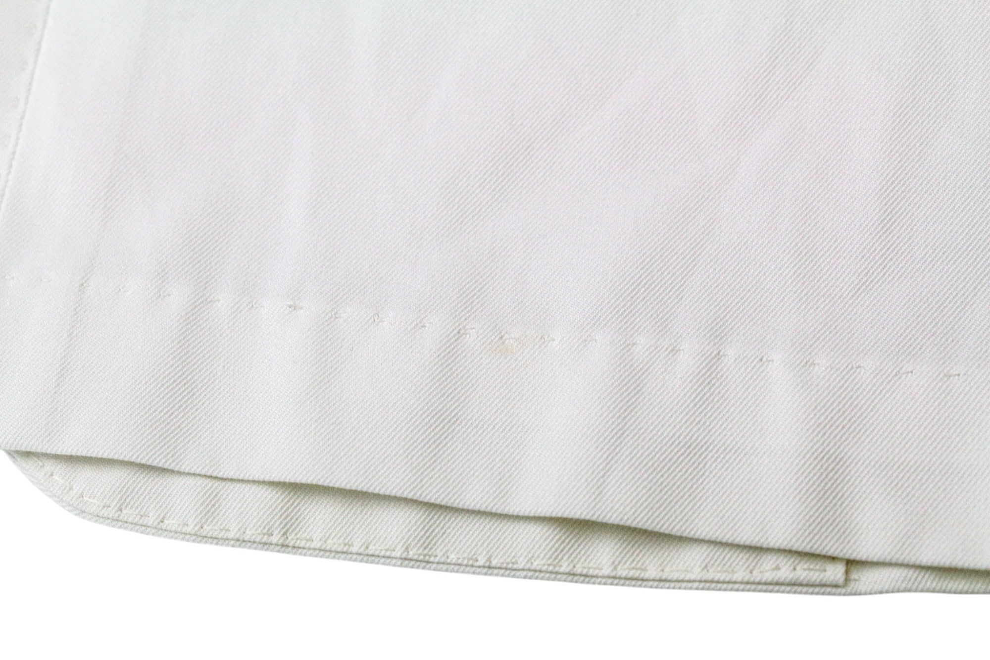 SUITSUPPLY Havana Men's Suit UK38R Slim White 2-Piece Pure Cotton Twill Jetted