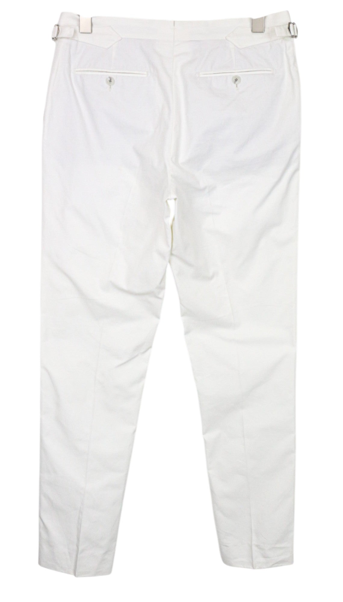 SUITSUPPLY Havana Men's Suit UK38R Slim White 2-Piece Pure Cotton Twill Jetted