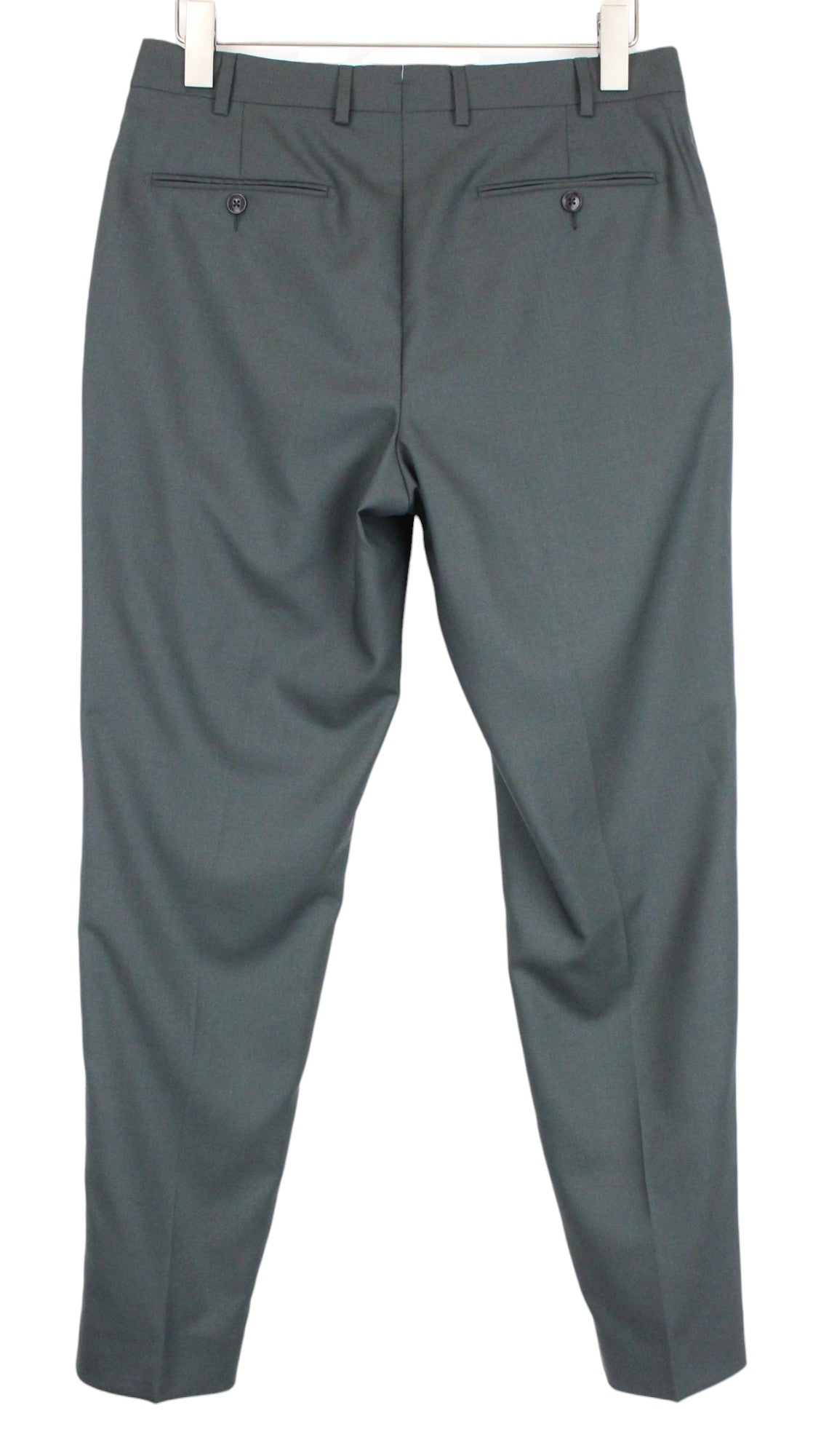 SUITSUPPLY La Spalla Suit UK38S Men's Green Wool 2-Piece Single-Breasted