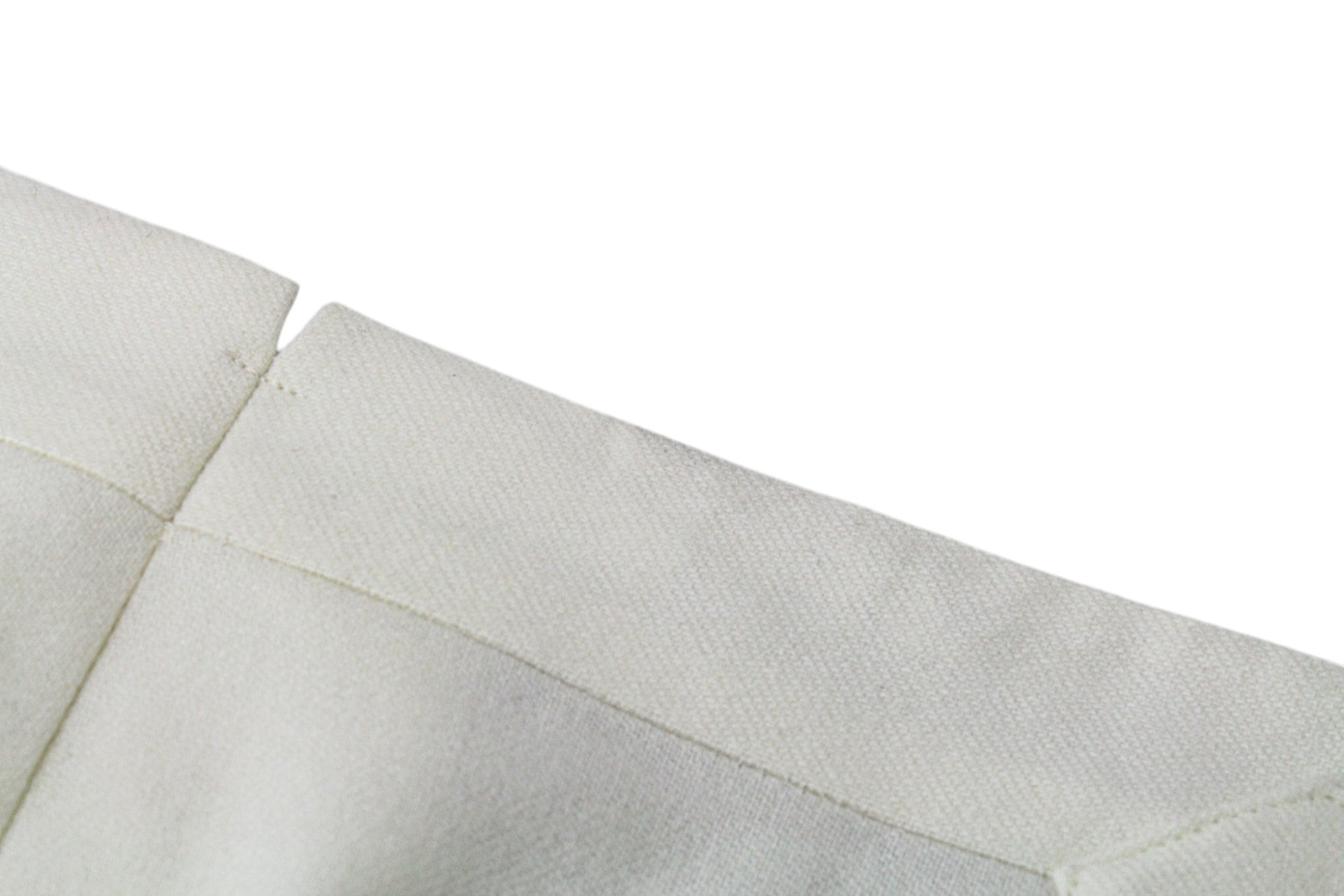 SUITSUPPLY Havana Suit UK38R Men's Off-White Wool Flannel 2-Piece Slim