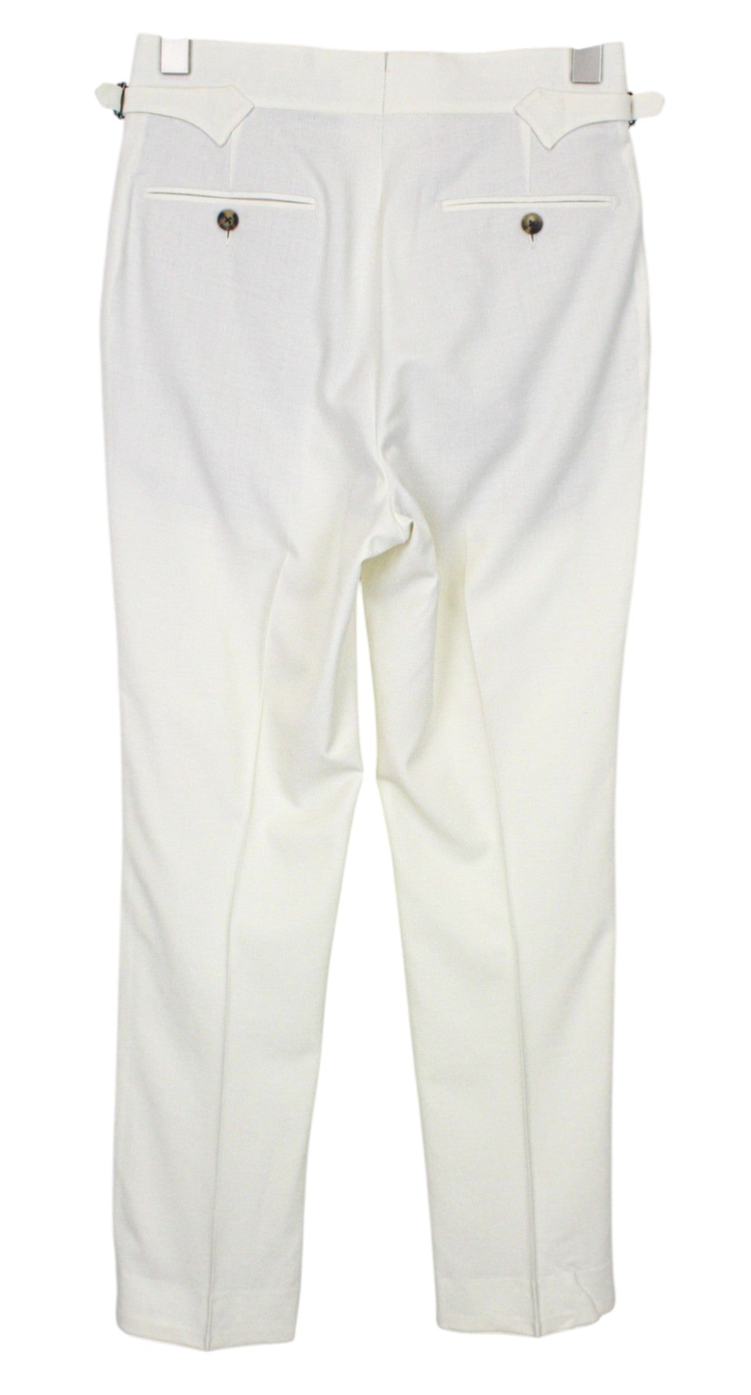 SUITSUPPLY La Spalla Suit UK30R Men's Off-White 2pc Slim Fit Wool Classic