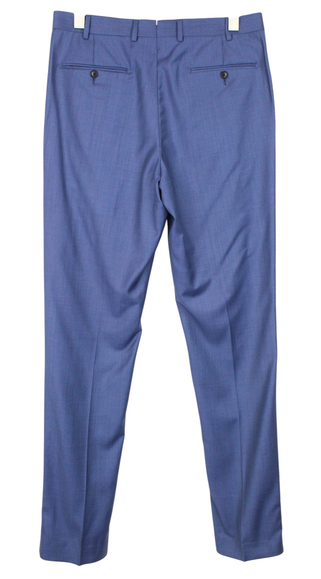 SUITSUPPLY Lazio La Spalla Men's Suit UK40L Slim Blue Wool 3Pc Super 150's