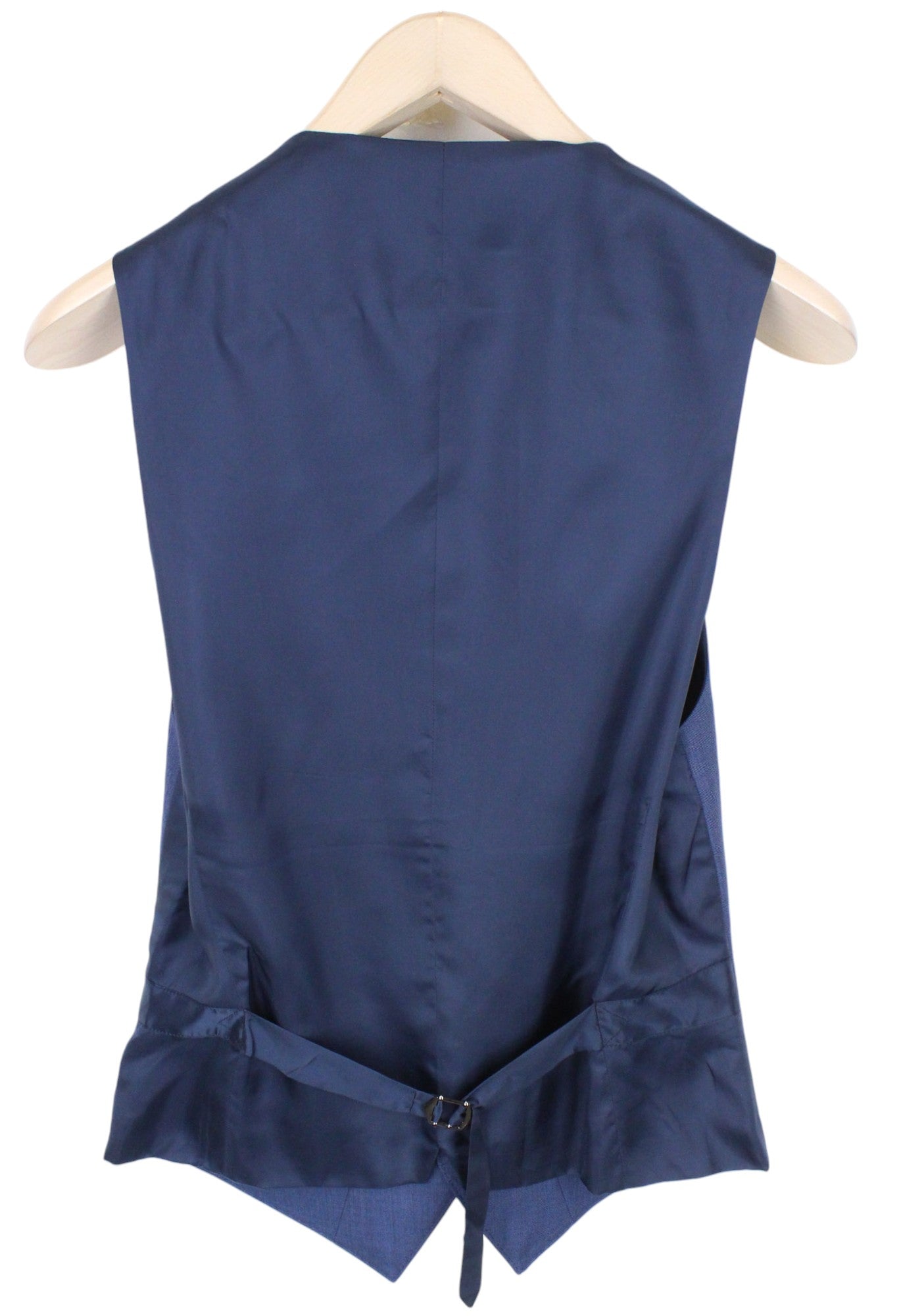 SUITSUPPLY Lazio La Spalla Men's UK34R Blue Slim 3Pc Super 150s Wool Suit