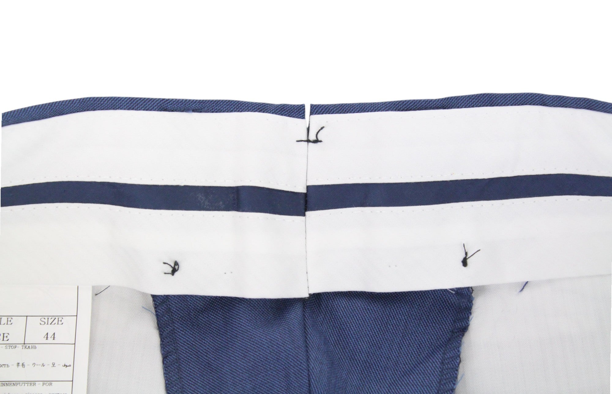 SUITSUPPLY Lazio La Spalla Men's UK34R Blue Slim 3Pc Super 150s Wool Suit