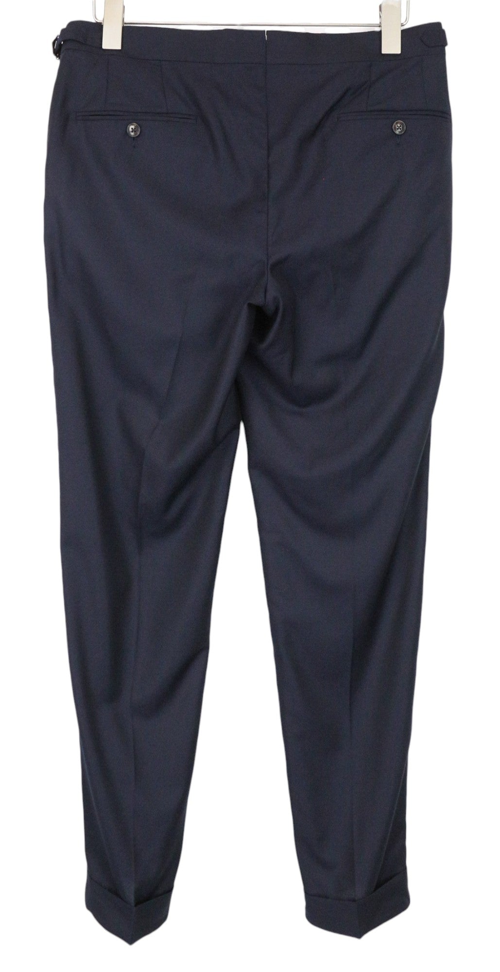 SUITSUPPLY La Spalla Men's Suit UK36R Navy Blue Wool S130s 3Pc Slim Tuxedo