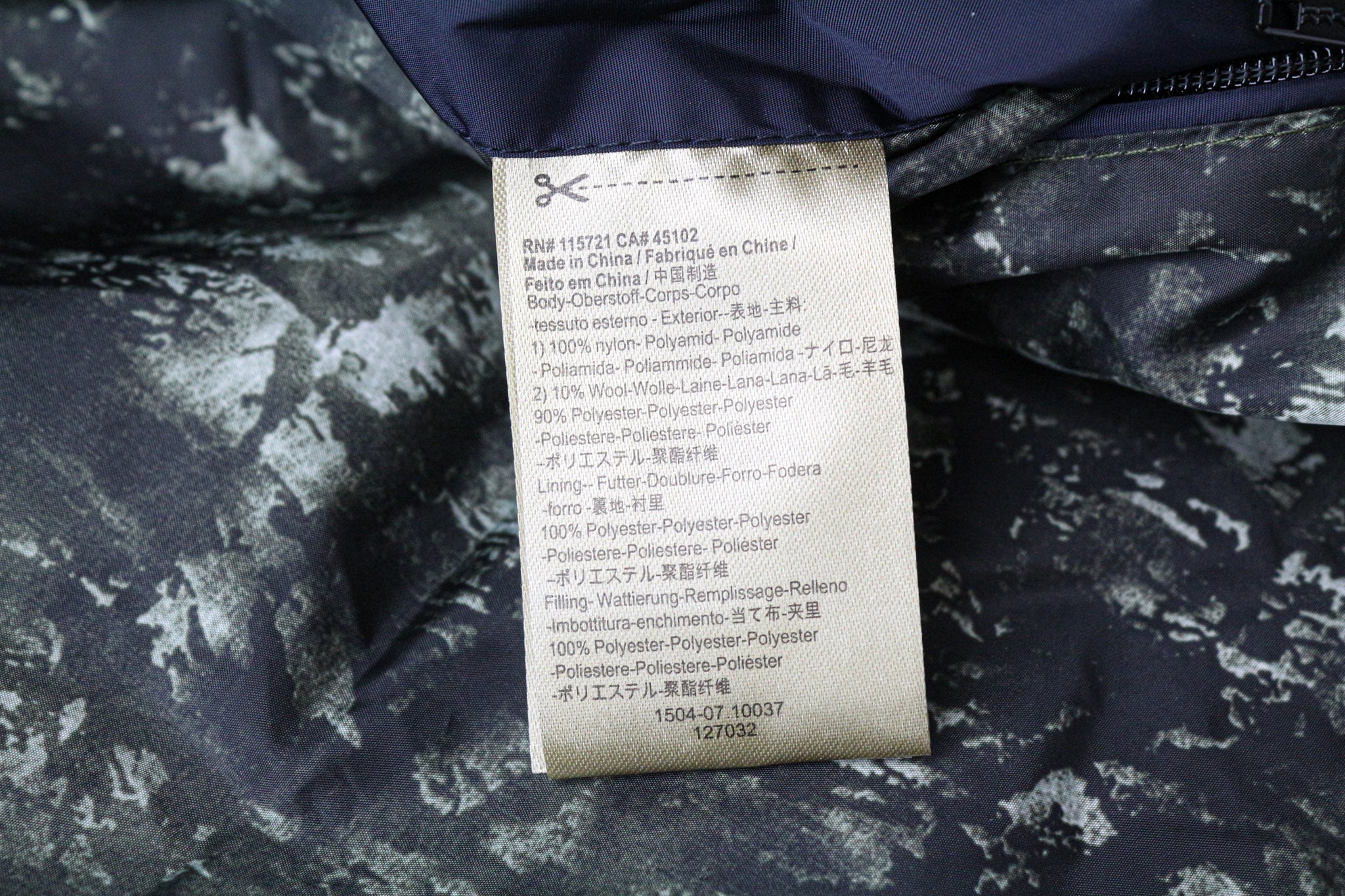 SCOTCH & SODA Men's Jacket XL Mid Grey Wool Blend Melange Hood Windbreaker