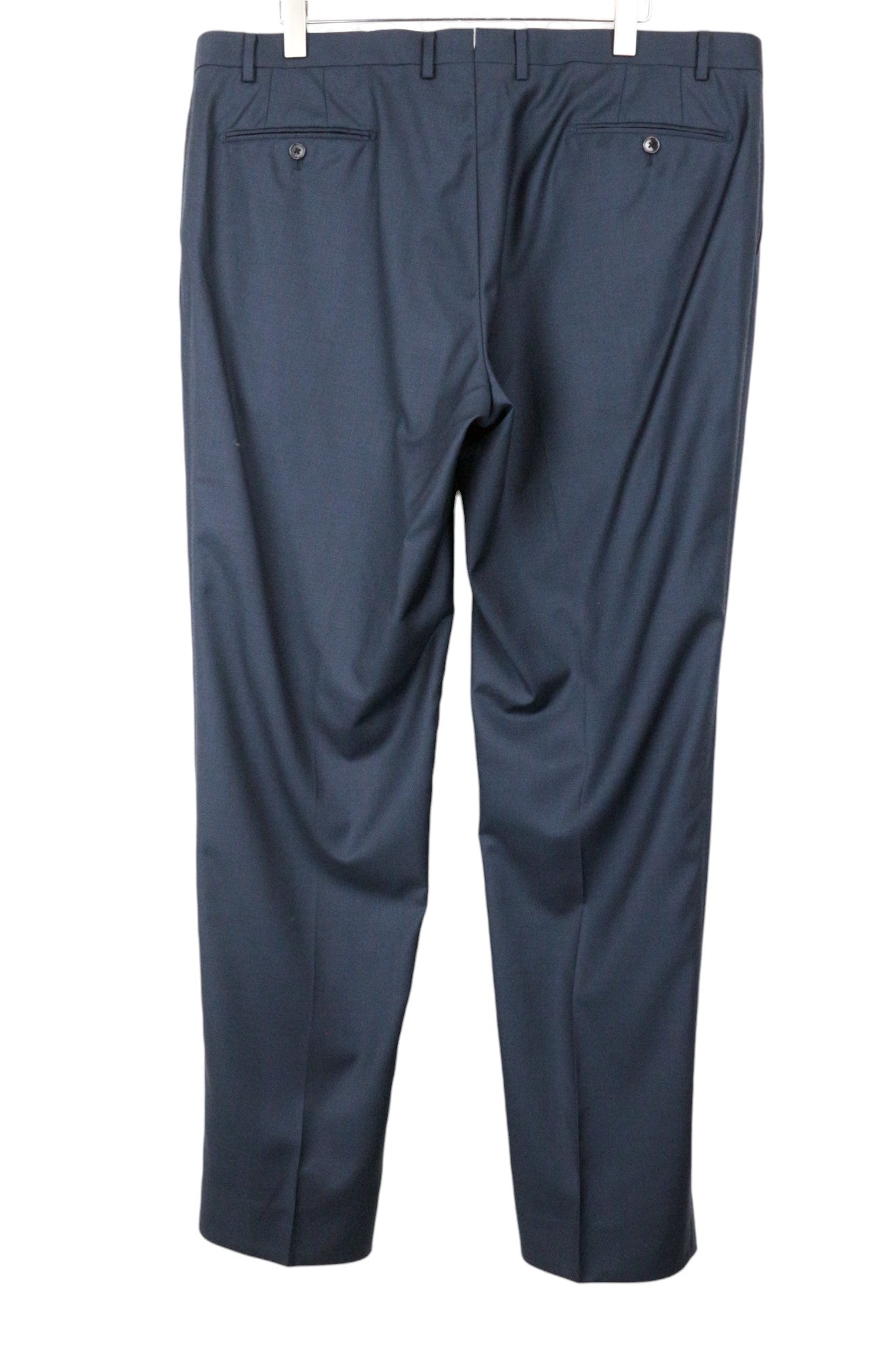 SUITSUPPLY Lazio UK52 Men's 3 Piece Blue Wool Suit Single-Breasted