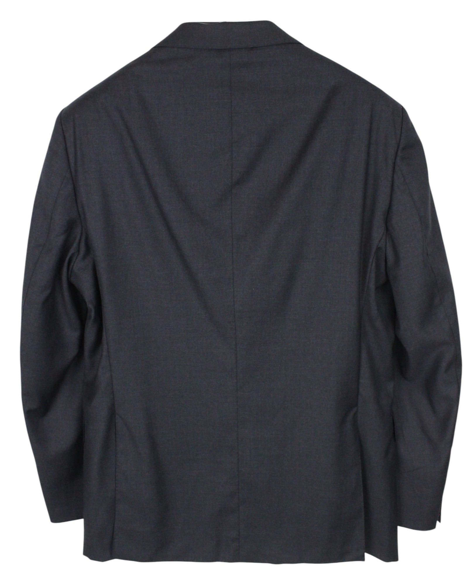 SUITSUPPLY Napoli Men's Suit UK44R Dark Grey 2-Piece Melange Pure Wool