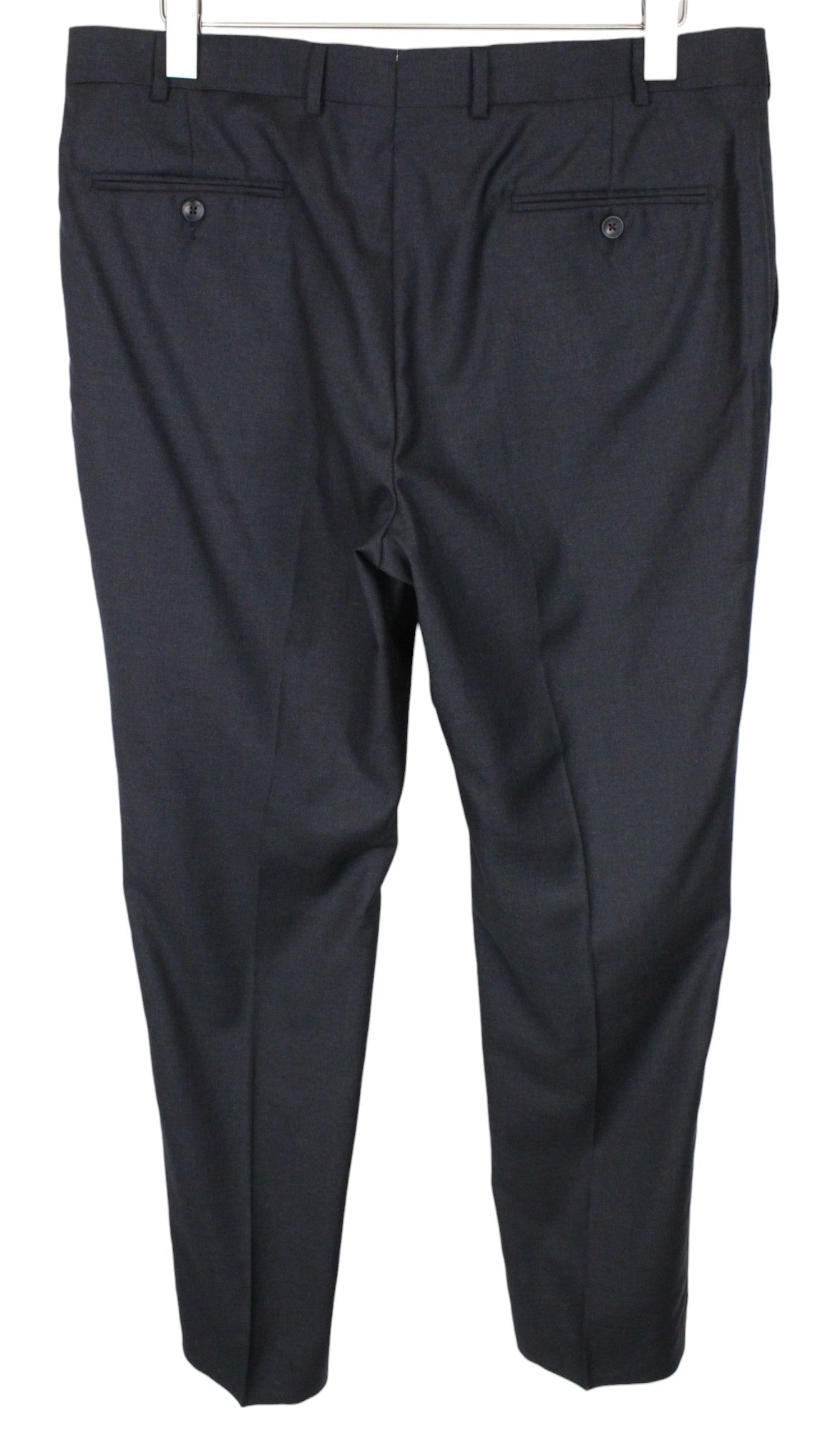 SUITSUPPLY Napoli Men's Suit UK44R Dark Grey 2-Piece Melange Pure Wool