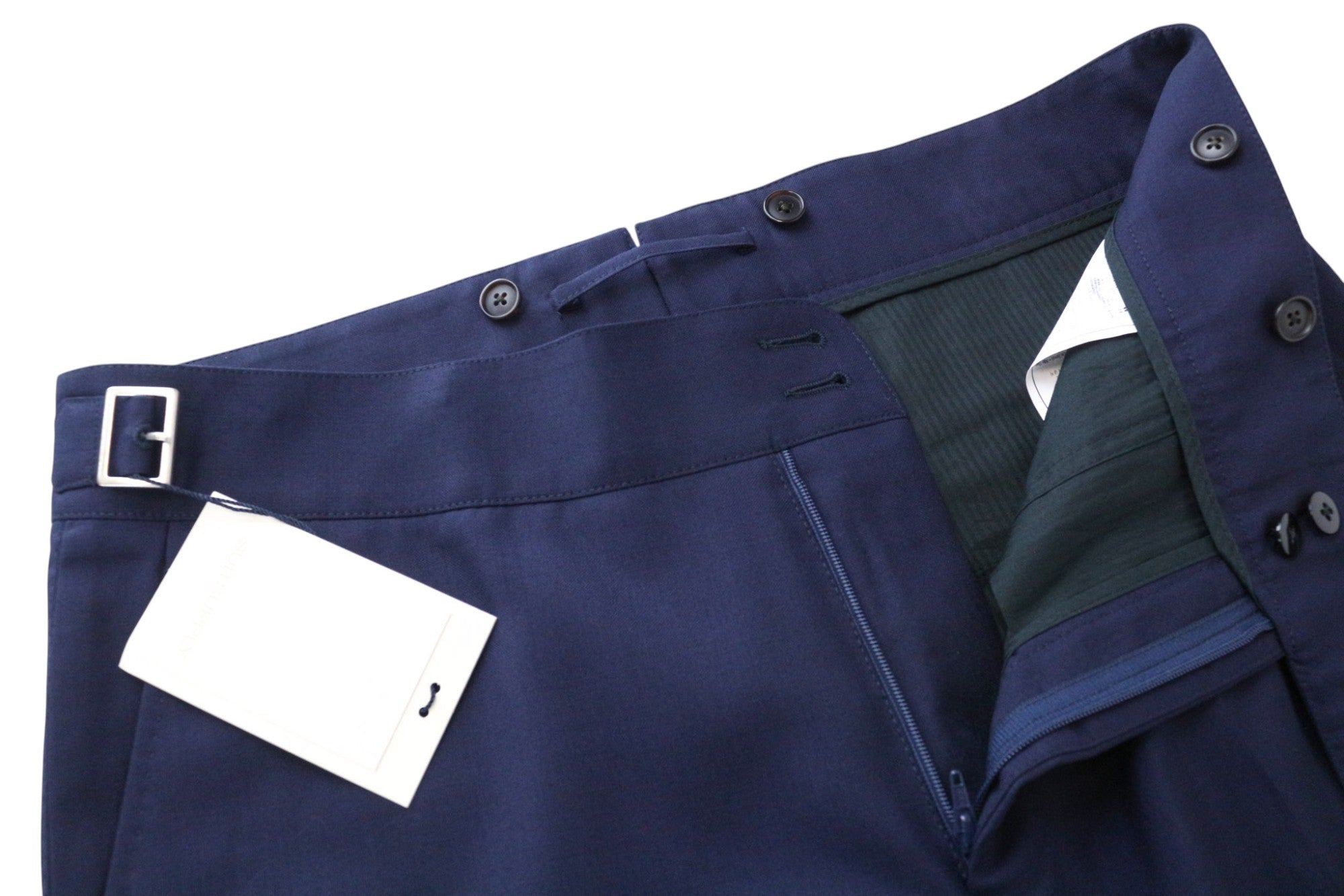 SUITSUPPLY La Spalla Men's Suit UK40R Blue Wool Lined Single-Breasted 2 Piece