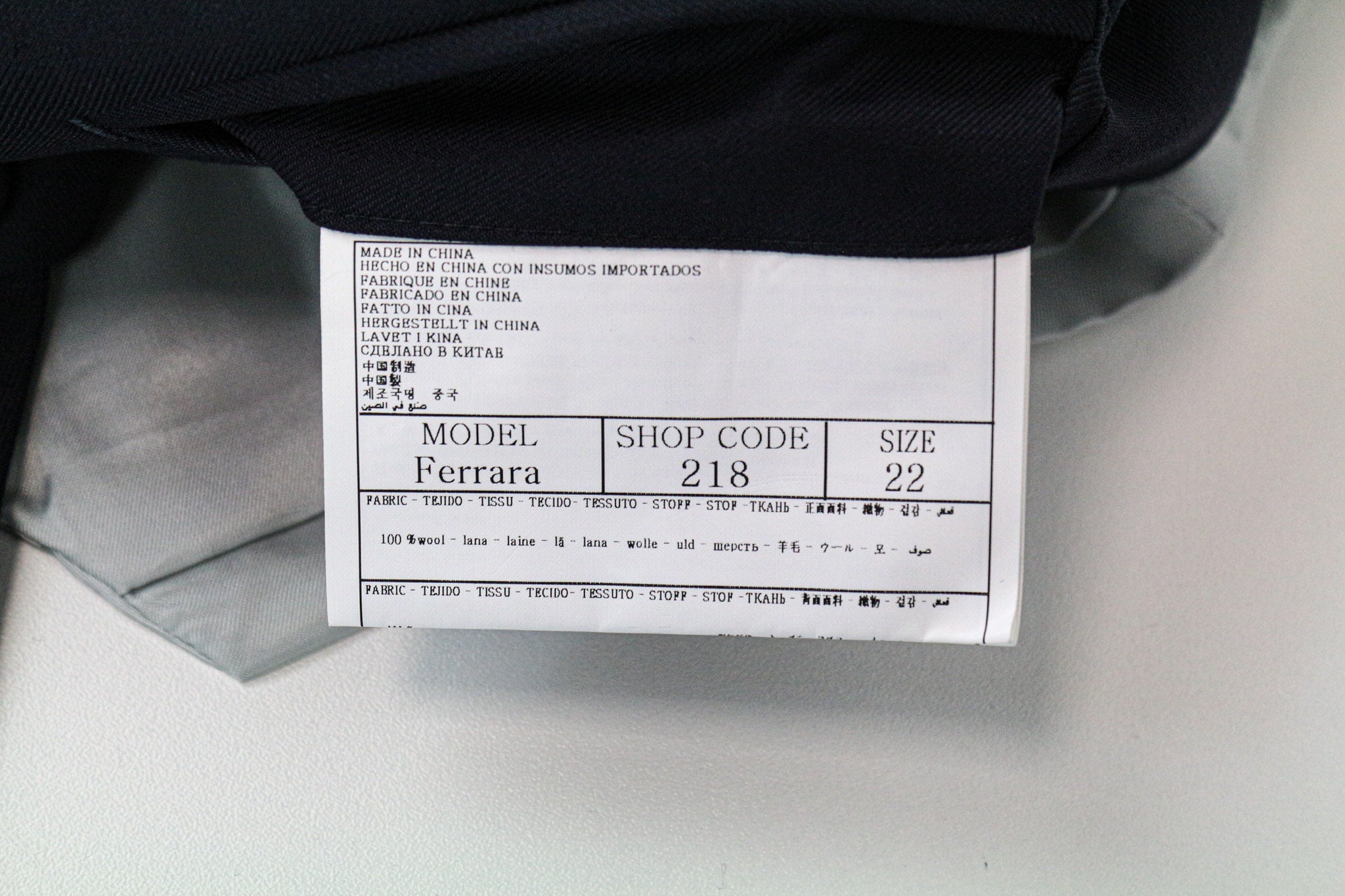 SUITSUPPLY La Spalla Tux Men's Suit UK34S Blue 3 Piece Pure Wool Single-Breasted