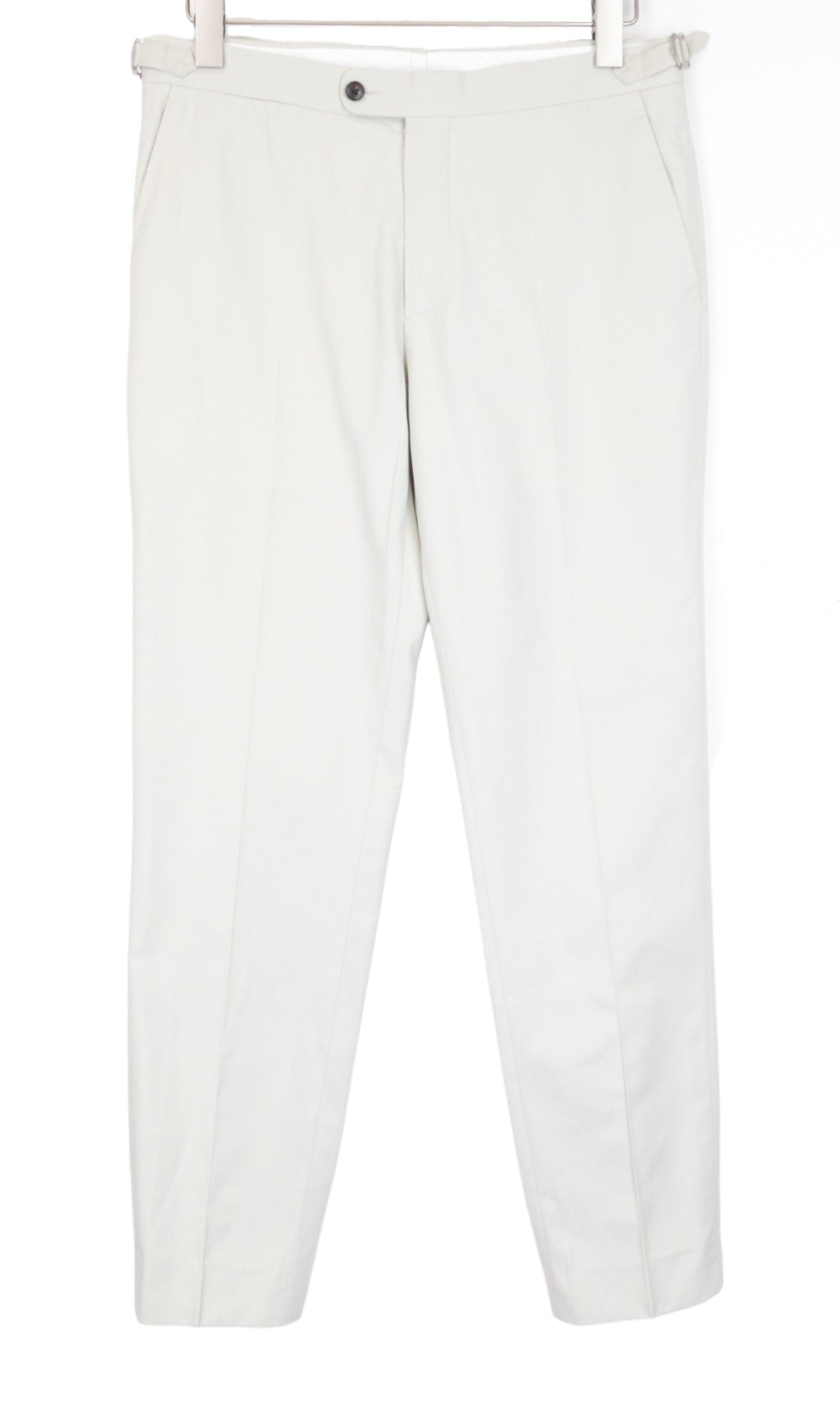 SUITSUPPLY Havana Men's Suit UK36R Ecru Slim Cotton 2-Piece Jetted Classic