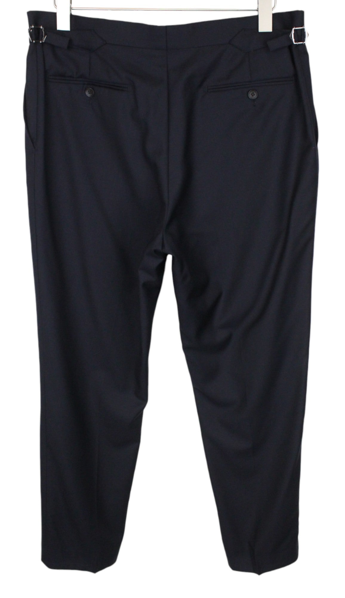 SUITSUPPLY Havana Peak Men's UK42L Blue Slim 3-Piece Super 110s Wool Suit