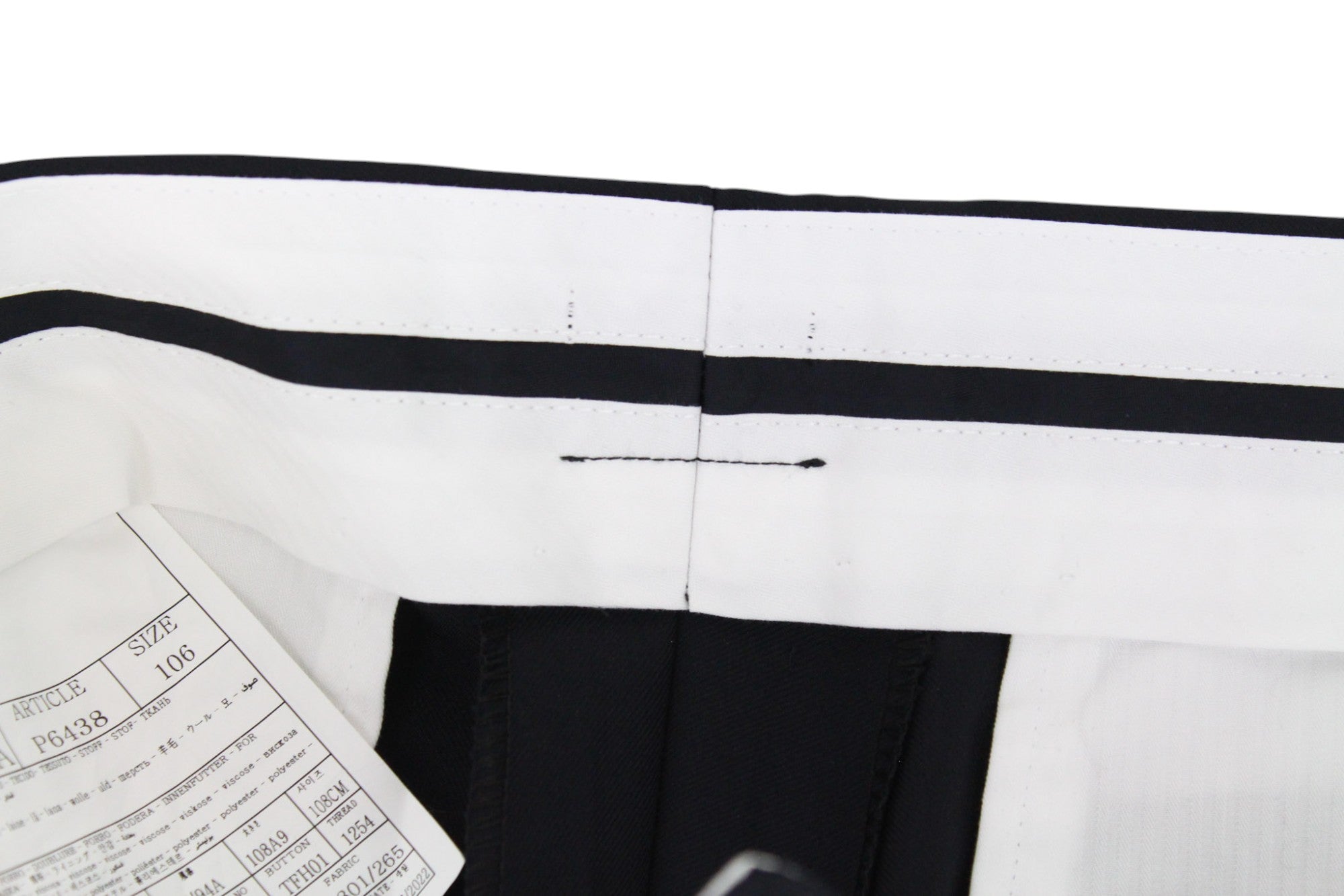 SUITSUPPLY Havana Peak Men's UK42L Blue Slim 3-Piece Super 110s Wool Suit