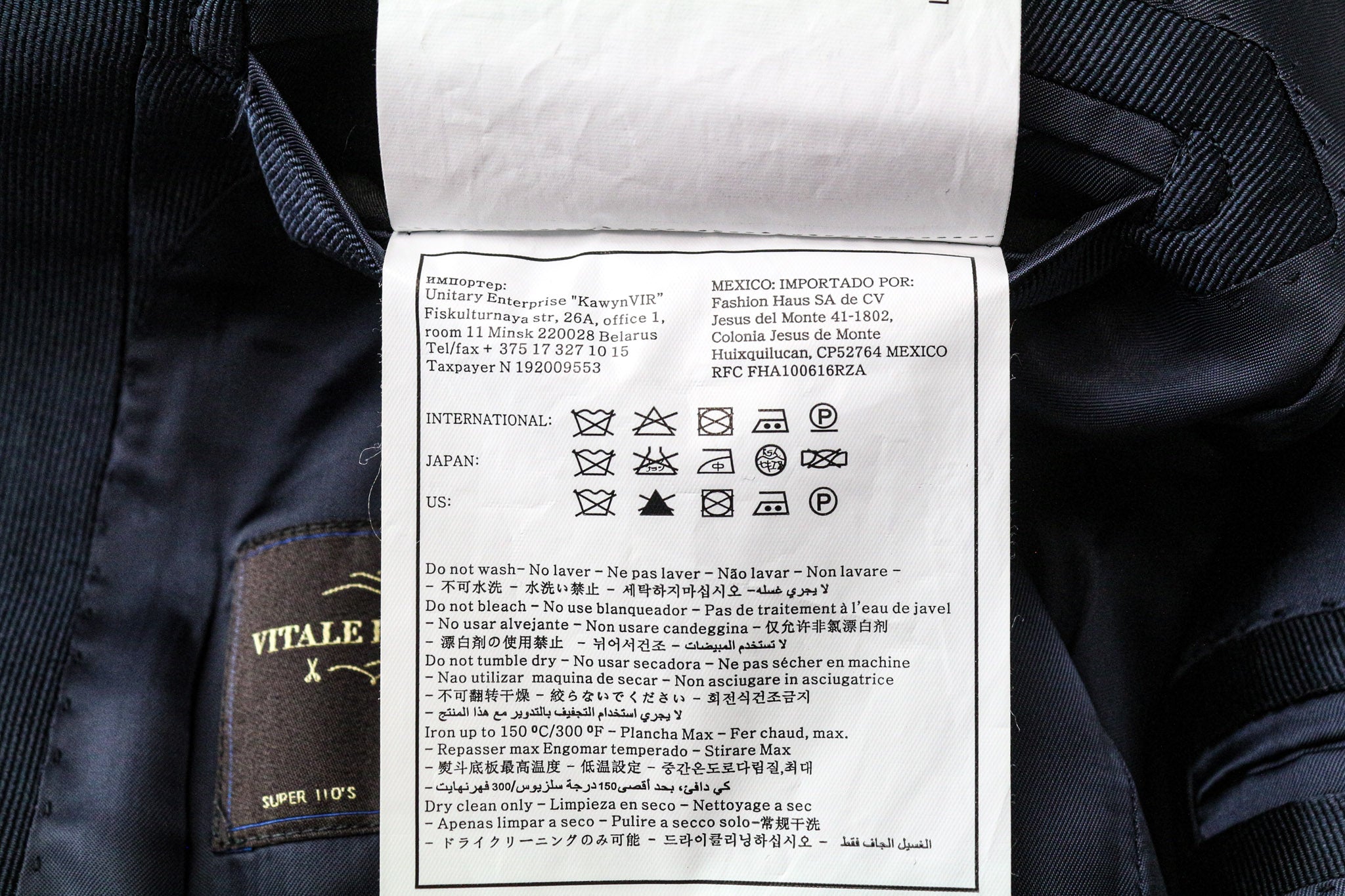 SUITSUPPLY vyriškas Havanos smokingo kostiumas, UK38L, plonas, mėlynas, dviejų dalių, grynos vilnos, „Super 110s“ 