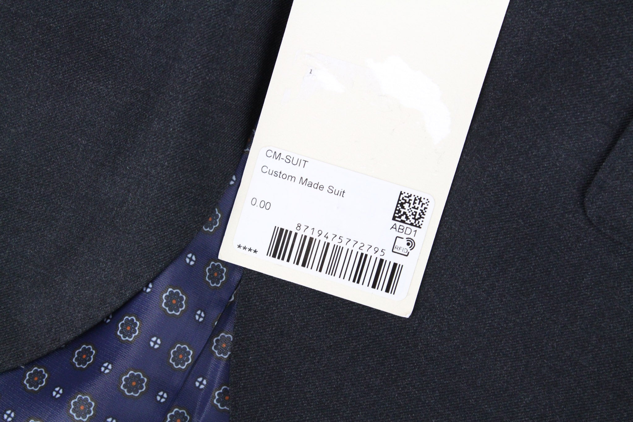 SUITSUPPLY La Spalla Men's Suit UK38S Grey Wool 2-Piece Classic Lined