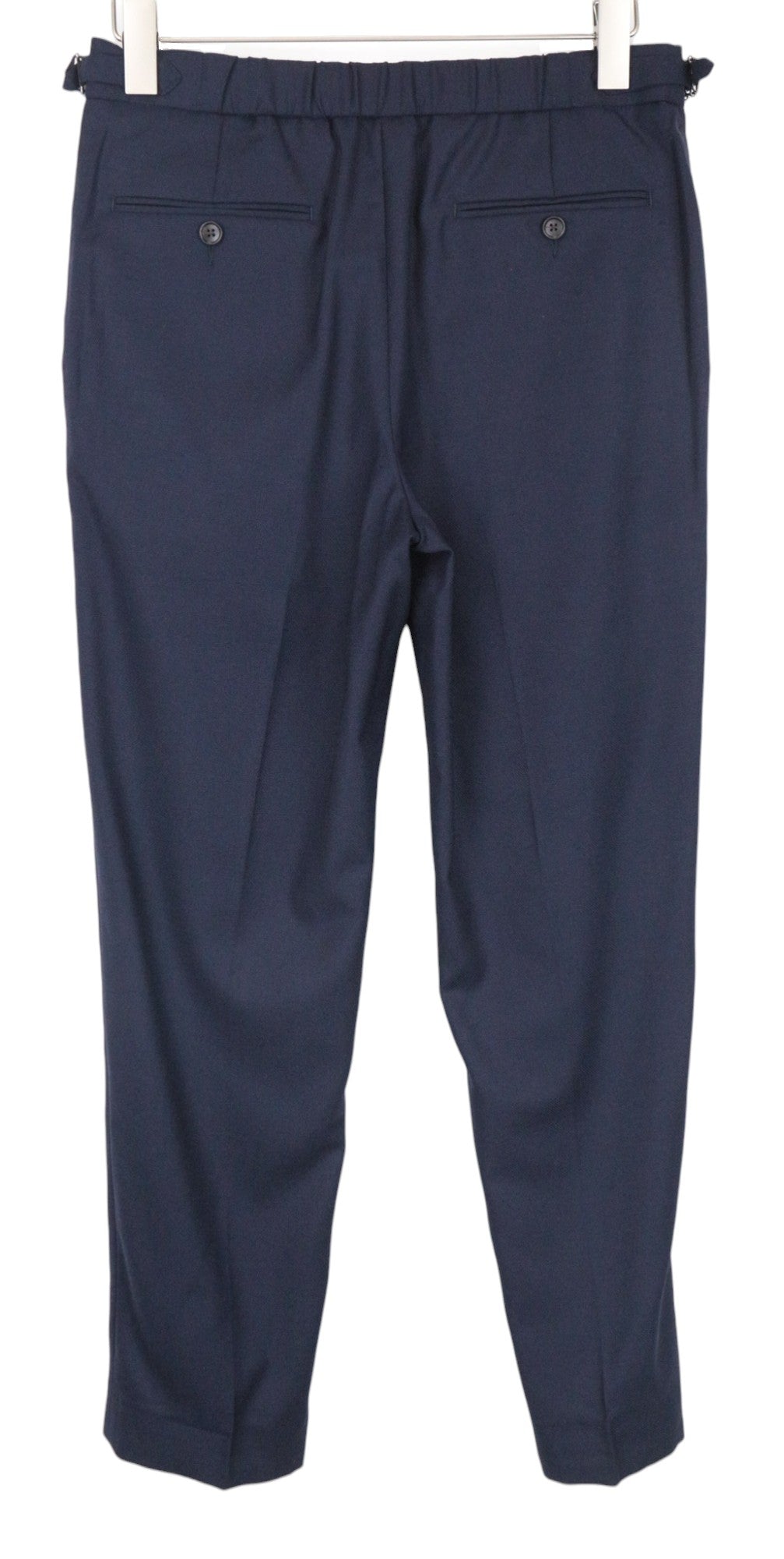 SUITSUPPLY Havana Patch Men's Suit UK36R Wool Blue 2-Piece Slim Unlined