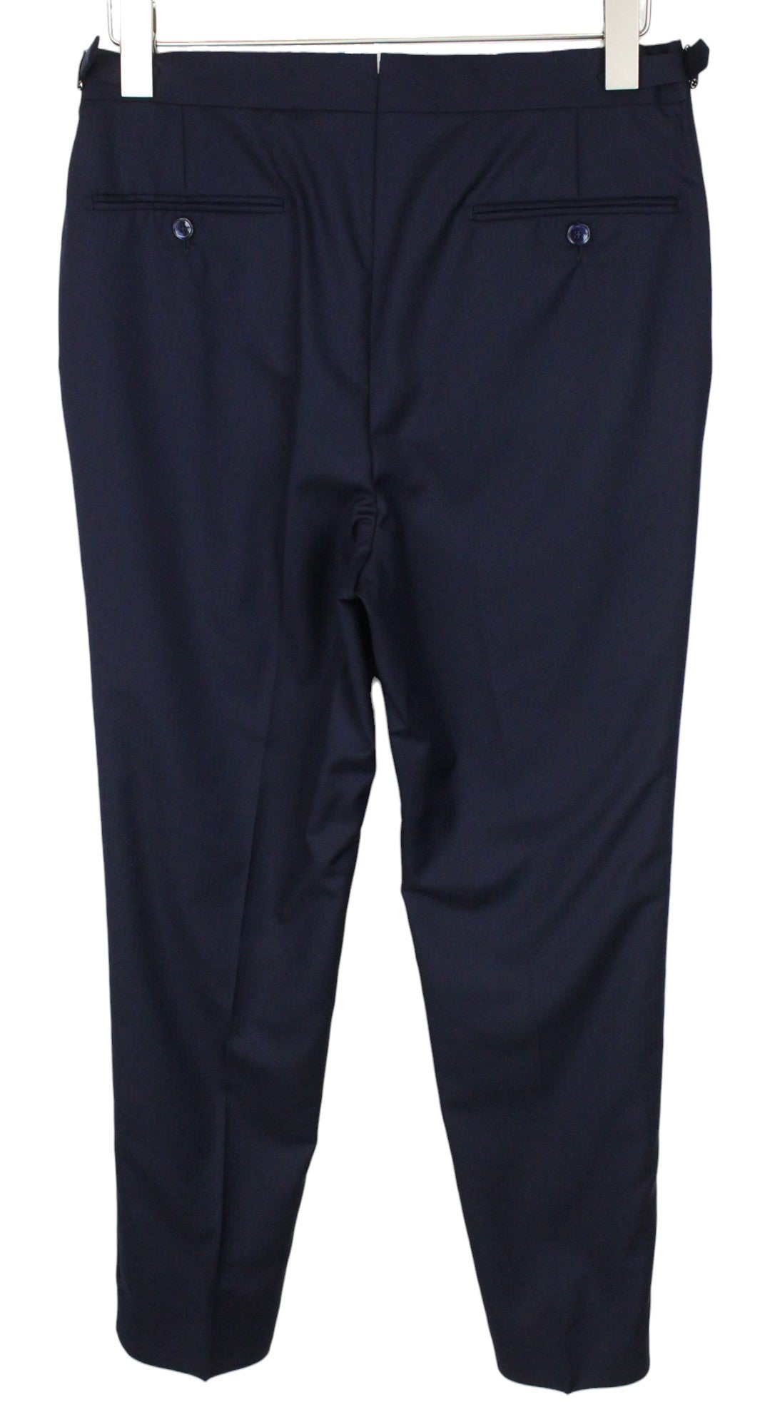 SUITSUPPLY La Spalla Men's UK36R Navy Wool Lined Double-Breasted 3-Piece