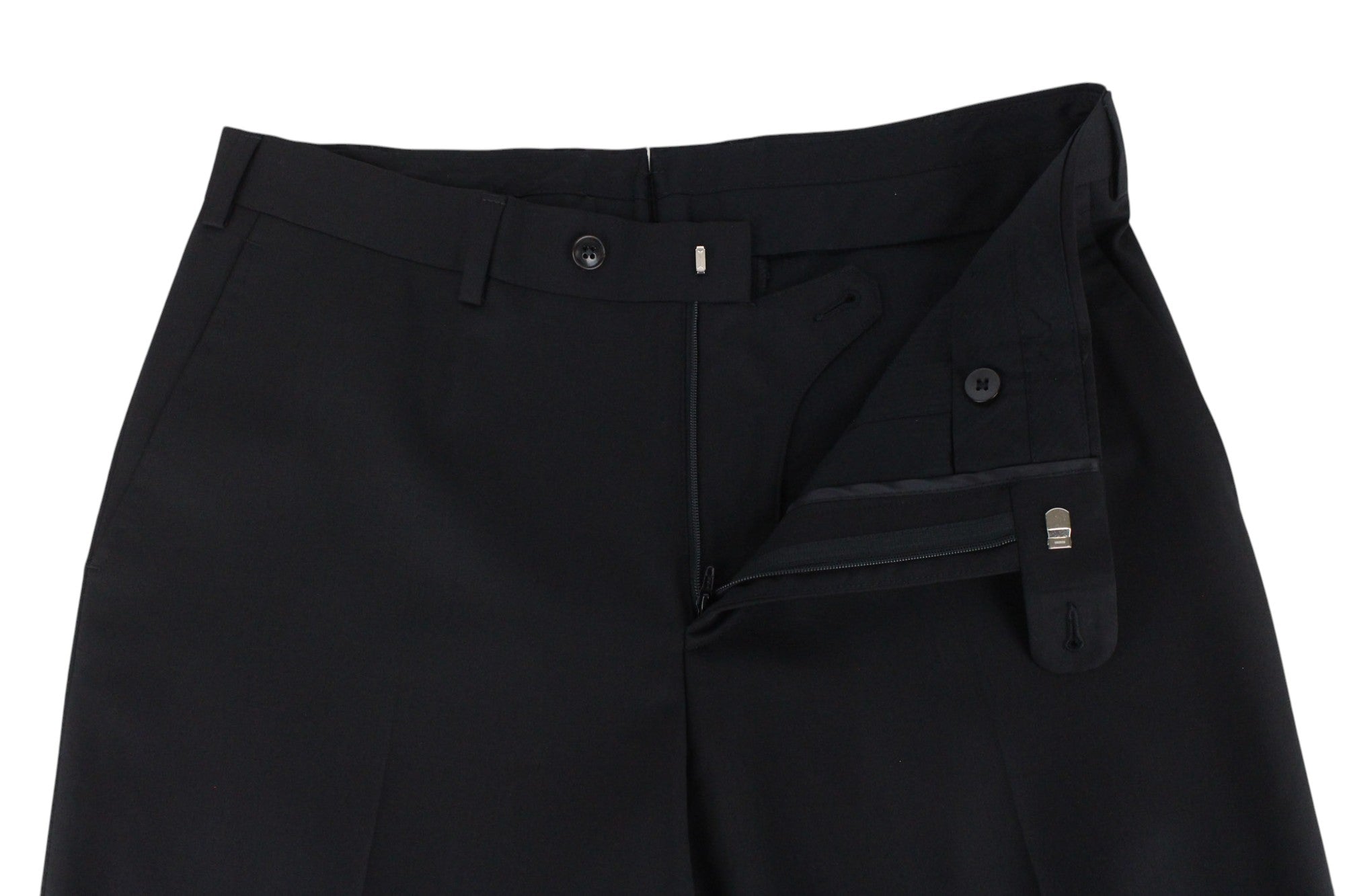 SUITSUPPLY La Spalla Men's Suit UK38R Black Wool 2-Piece Lined Smart Cut